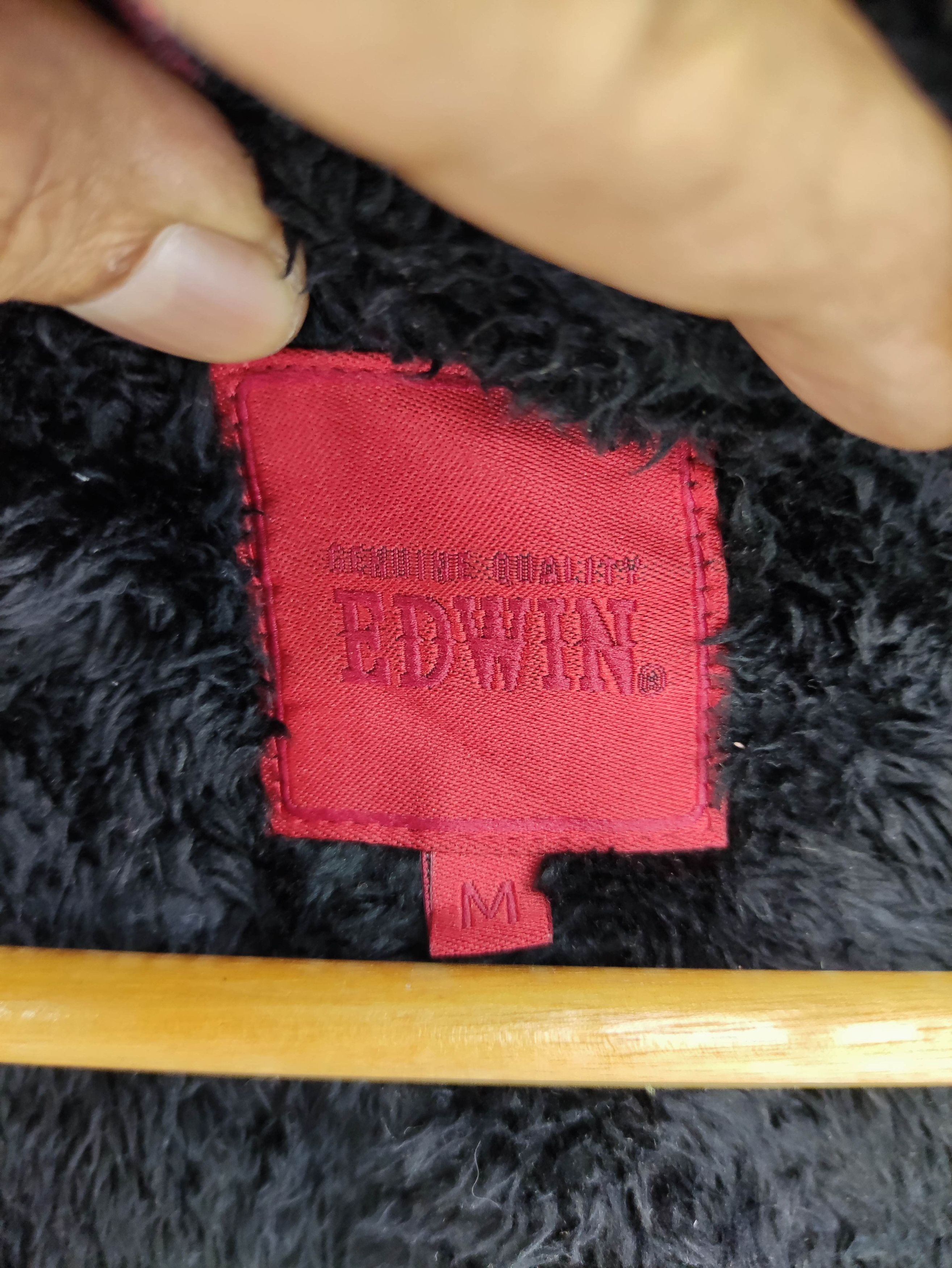 Edwin Edwin Bomber Jacket Style Wool Hoodie Lined Fleece Zipper Size US M / EU 48-50 / 2 - 2 Thumbnail