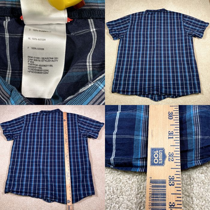 The North Face The North Face Shirt Men 2XL Button Down Blue Plaid Collared  Outdoor Hike Work