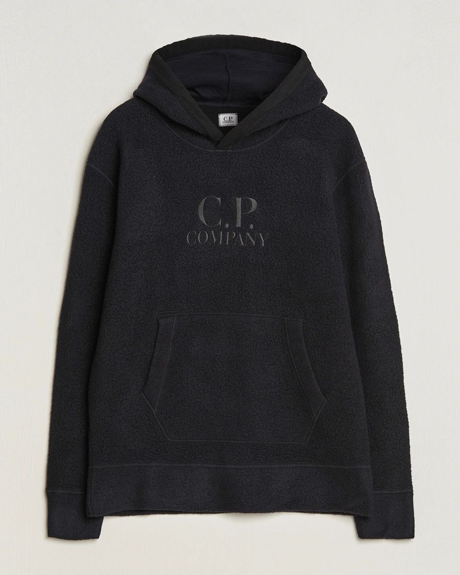 C.P. Company o1y1224 Logo Hoodie in Black Size US M / EU 48-50 / 2 - 1 Thumbnail