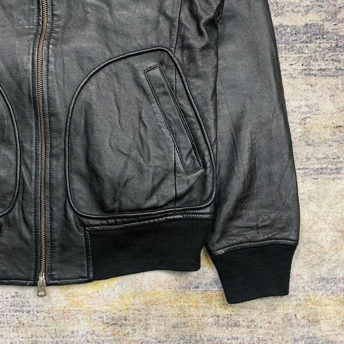Hysteric Glamour Green label relaxing bomber leather jacket Size US M / EU 48-50 / 2 - 4 Thumbnail