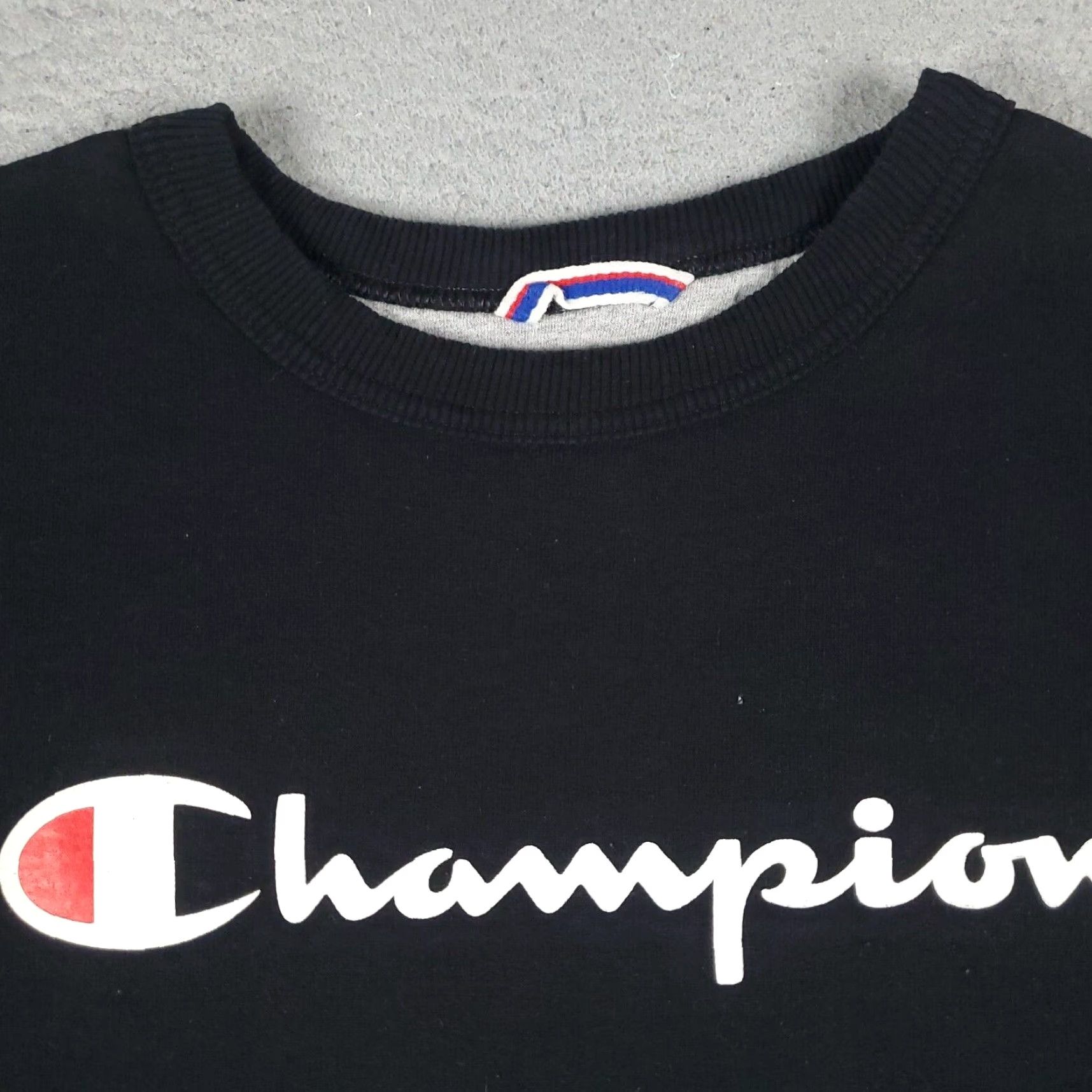Champion Mens Champion Sweater XL Extra Large Black Casual Pullover Size US XL / EU 56 / 4 - 3 Thumbnail