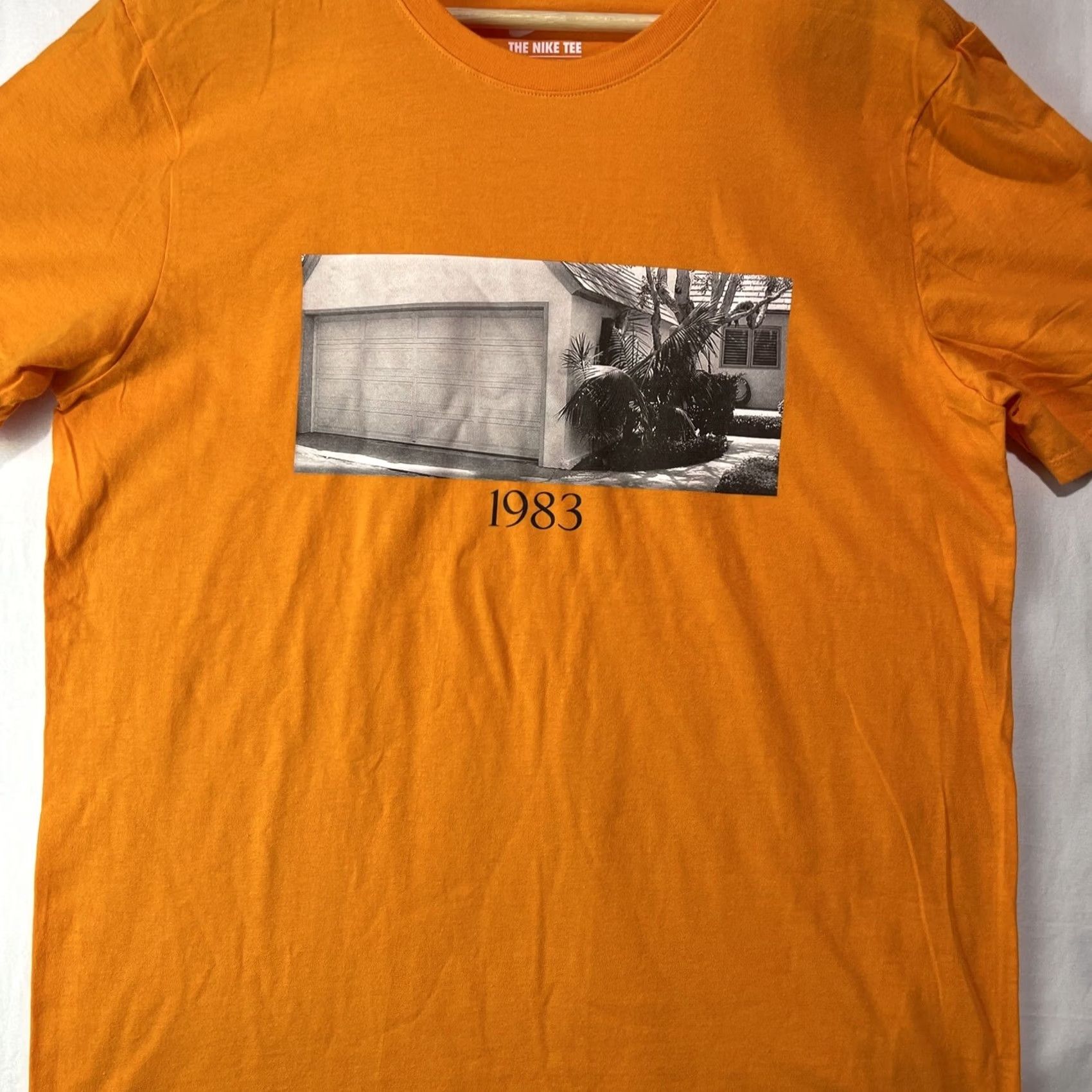 Nike Nike 1983 Shirt Mens Large Athletic Orange Garage Short Sleeve Swoosh Logo Size US L / EU 52-54 / 3 - 2 Thumbnail