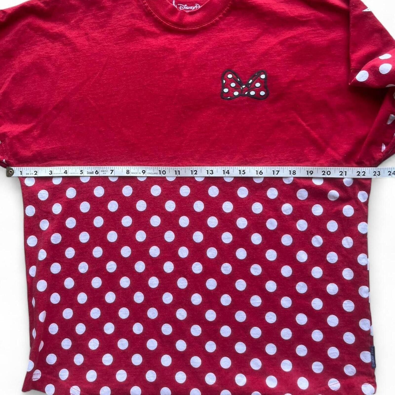 Other Disneyland Resort Red Polka Dot Long Sleeve Shirt Size ONE SIZE - 5 Thumbnail