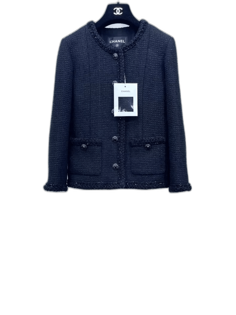 Chanel Black Jacket with Detailing