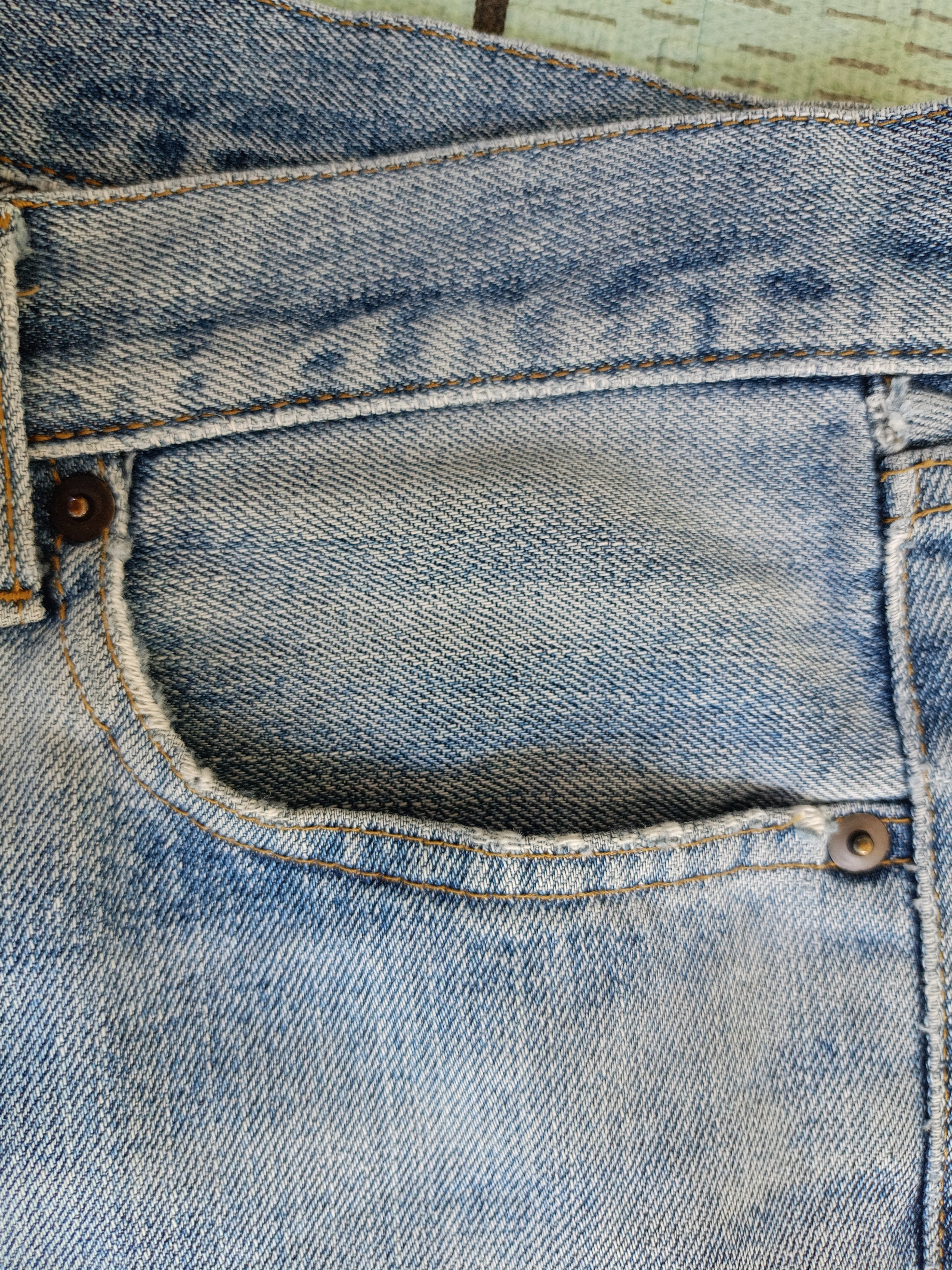 UNIQLO Distressed, Cropped Wide Leg Streetwear Denim