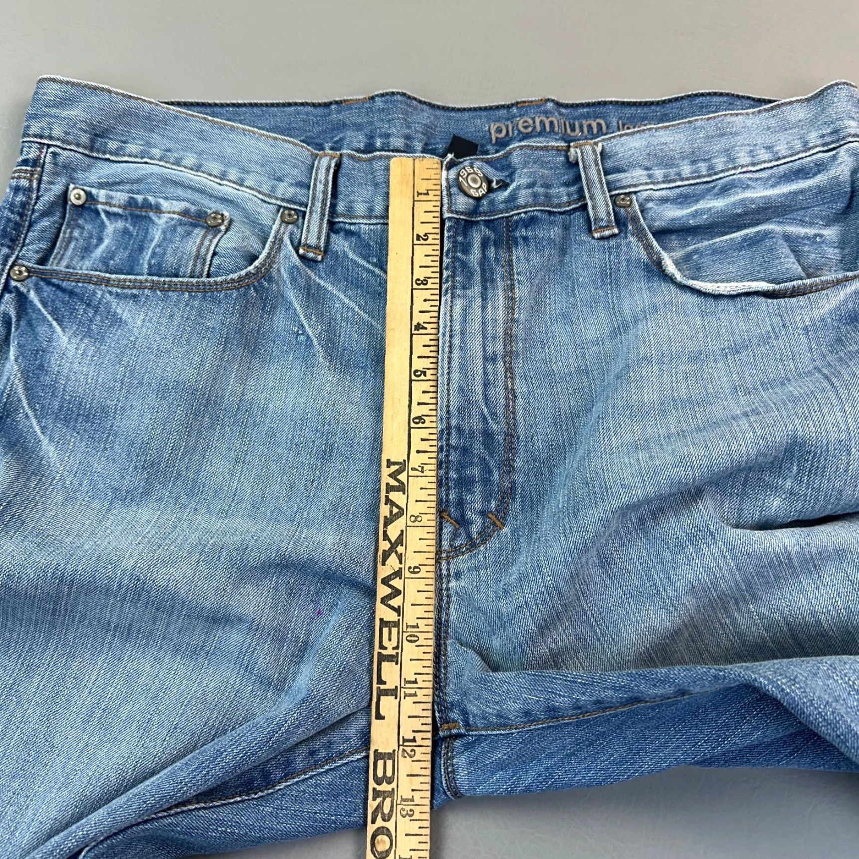 Gap Vintage Gap Jeans Mens 38x31 Regular Denim Blue Vintage Pre-owned 1969 90s 00s Y2K USA Retro Jeans Mens Size US 36 / EU 52 - 7 Thumbnail