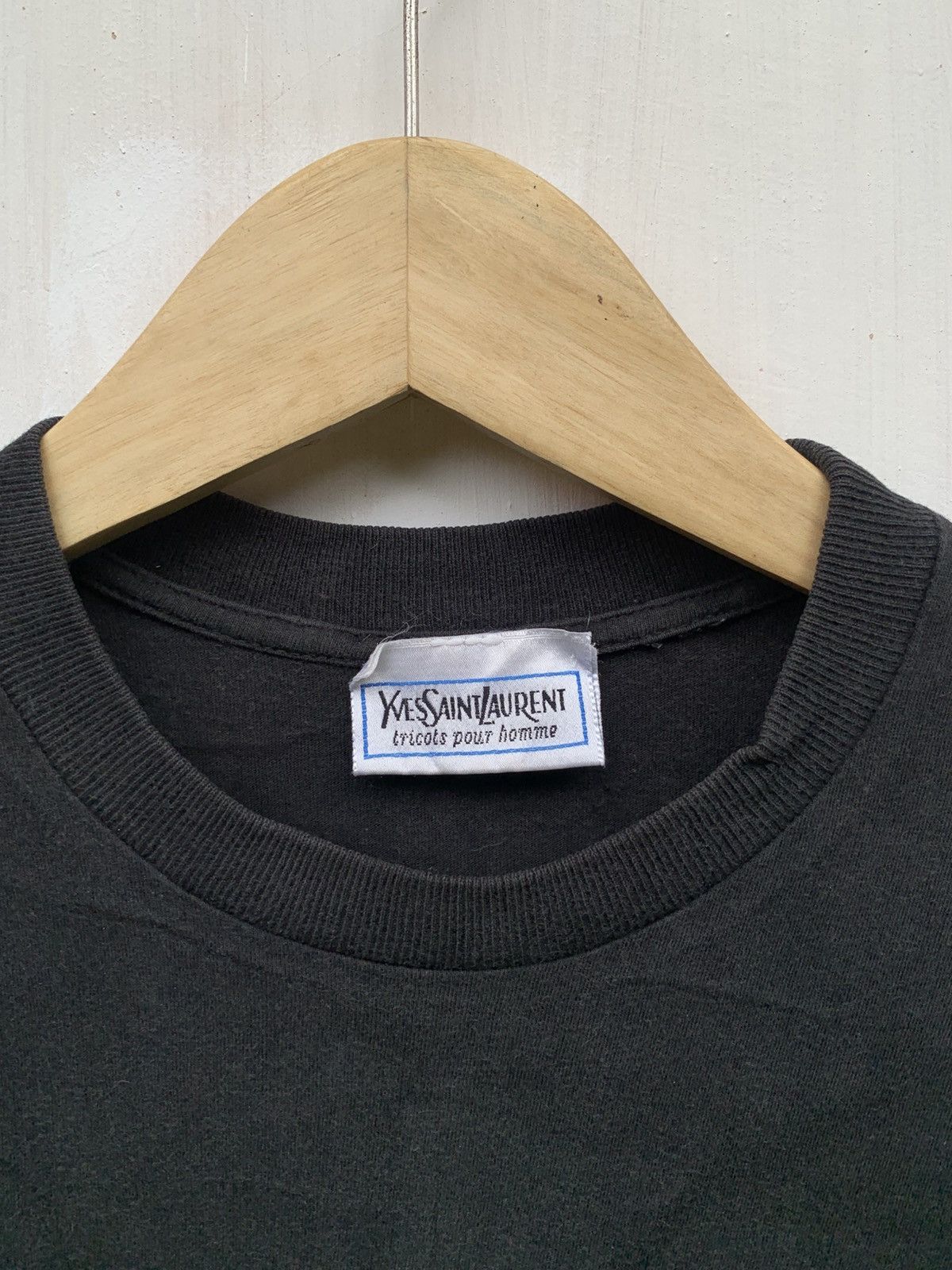 Vintage Yves saint laurent spell out graphics print Size US L / EU 52-54 / 3 - 4 Thumbnail
