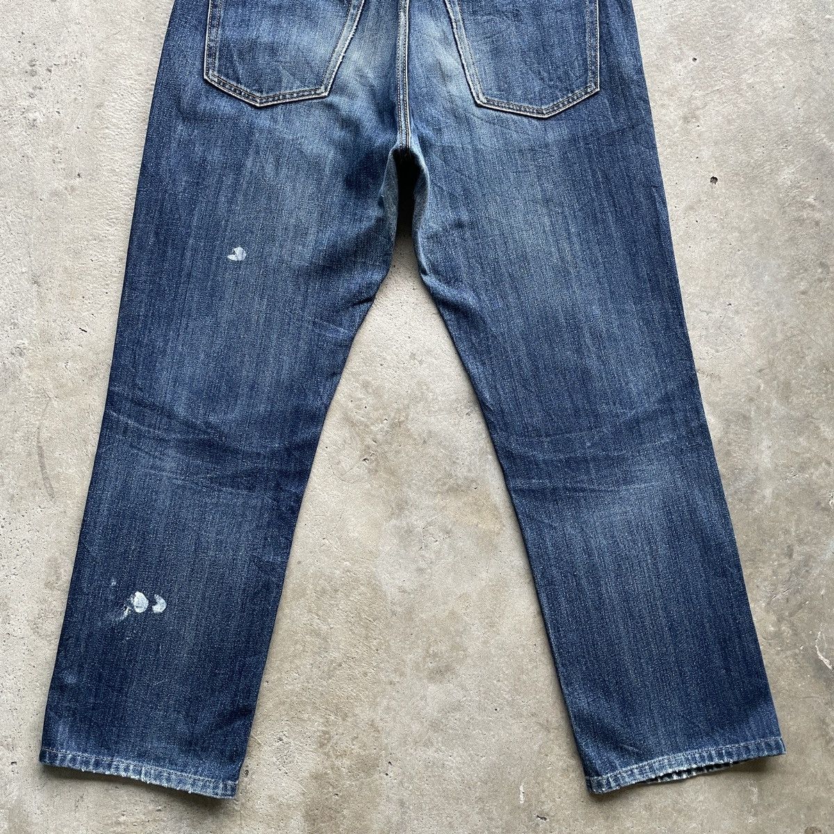Japanese Brand W35💥 Vintage Japanese Distressed Faded Denim Jeans Pants Size US 35 - 10 Thumbnail