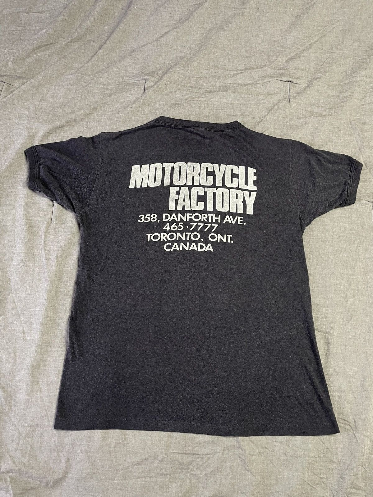 Harley Davidson Vintage Harley Davidson Shirt Small Black 80s Ringer Toronto Size US S / EU 44-46 / 1 - 9 Thumbnail