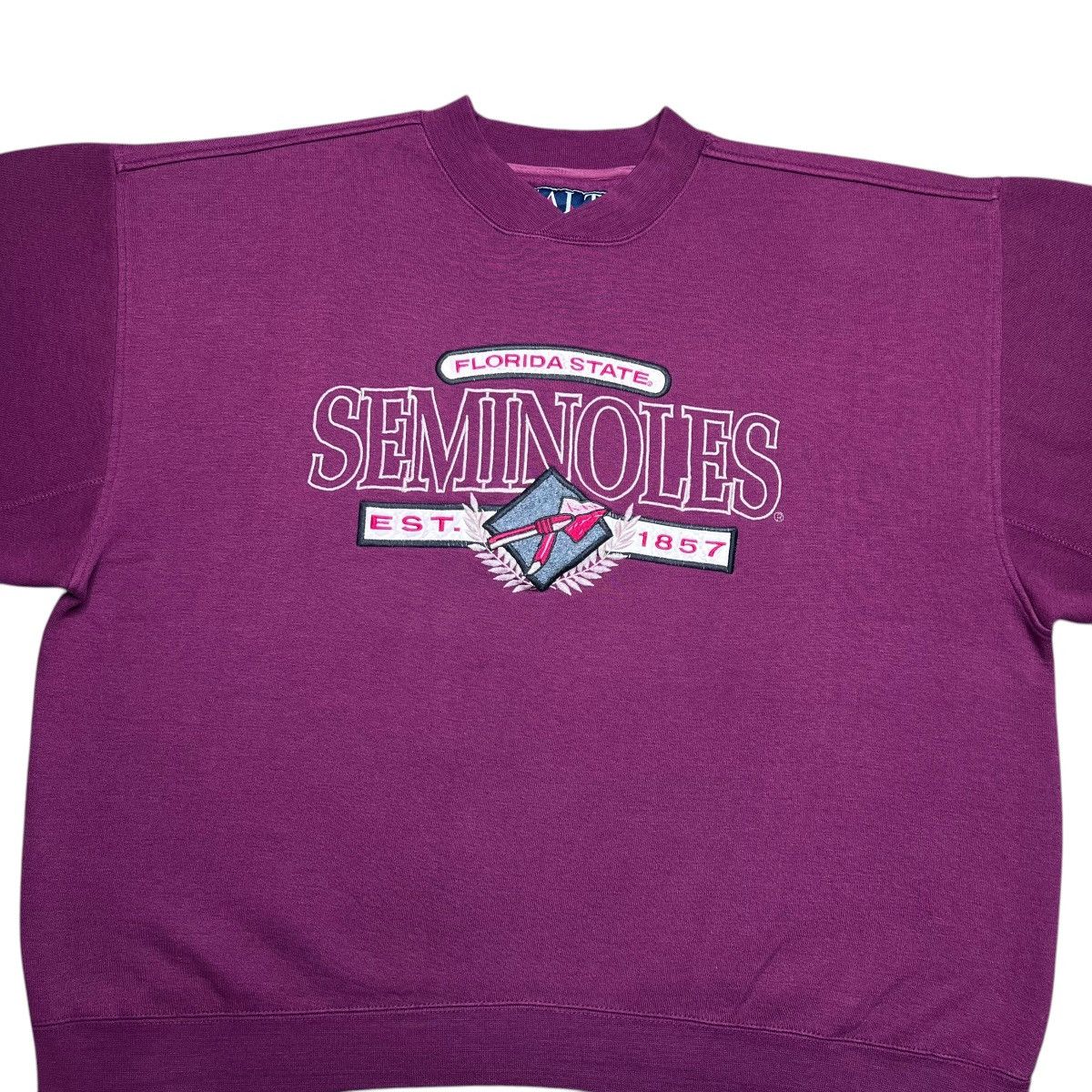 NCAA Florida State Seminoles Embroidered Galt Sand Sweatshirt Size US XL / EU 56 / 4 - 4 Thumbnail