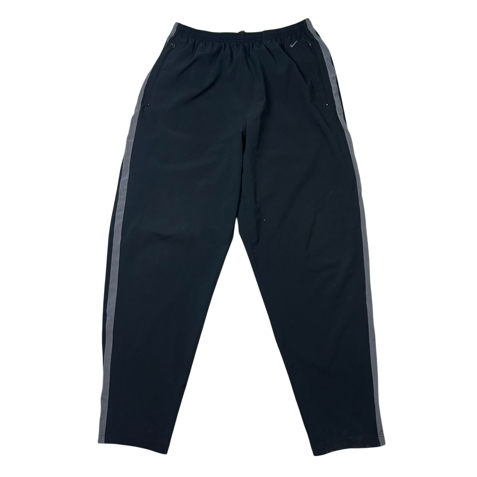 Nike × Vintage Vintage 2000s Nike Black Tapered Track Pants Size US 34 / EU 50 - 1 Thumbnail