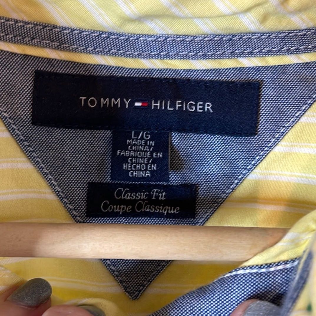 Tommy Hilfiger Tommy Hilfiger Shirt Men Long Sleeve Yellow L Classic Fit Shirt Size L Male Mens Yellow Long Sleeve Button Down Classic Fit Shirt Size US L / EU 52-54 / 3 - 3 Thumbnail