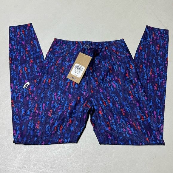 Asics NWT ASICS 92 LOVE CORE TRAIN PRINTED TIGHT LEGGINGS SZ SMALL Size 24" / US 00 / IT 34 - 1 Thumbnail