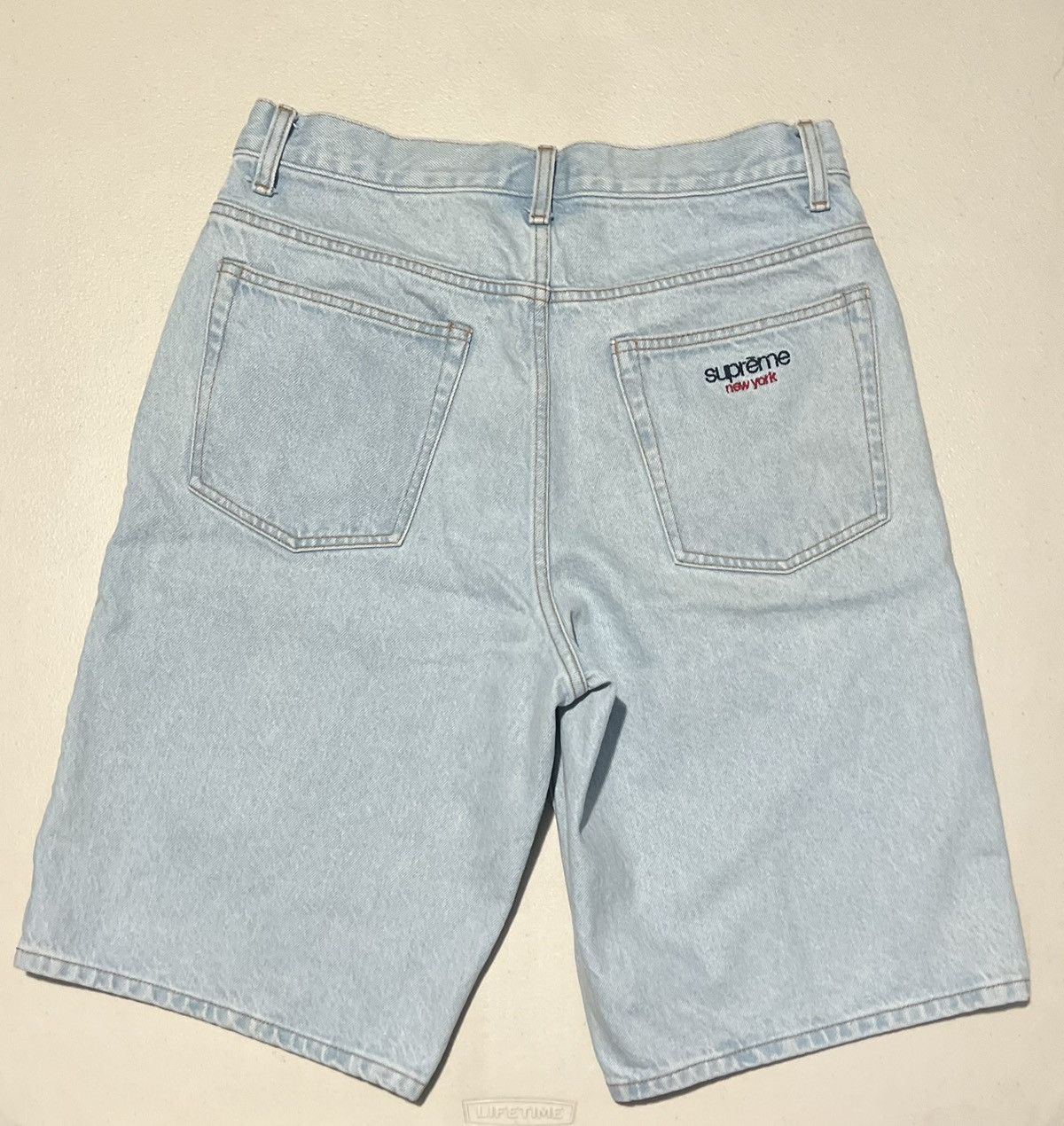 Supreme Supreme Baggy Denim Short ‘Washed Indigo’ Ss24 Size US 30 / EU 46 - 3 Thumbnail