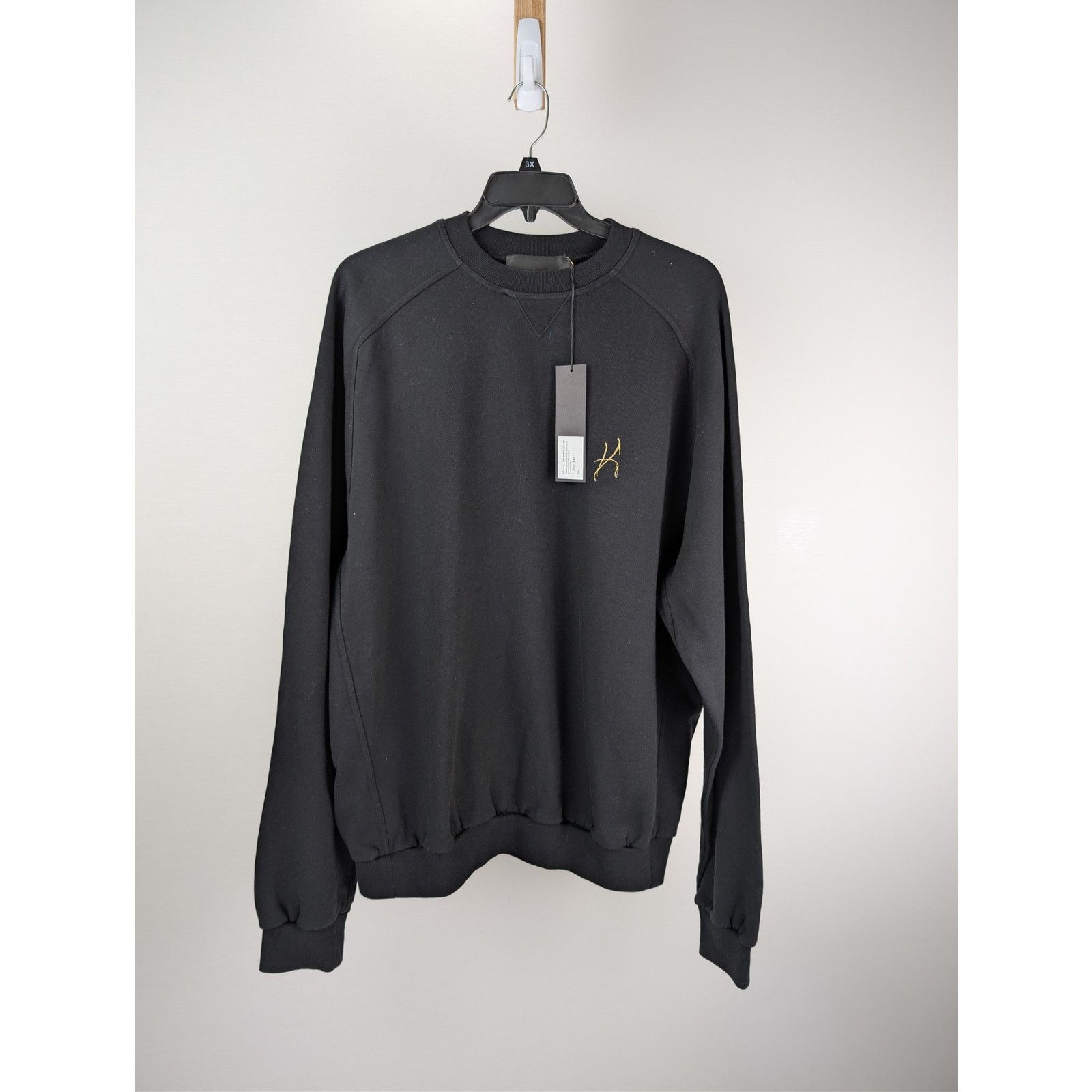 Haider Ackermann o1rshd1 Embroidered Sweater Perth in Black Size US XXL / EU 58 / 5 - 2 Thumbnail