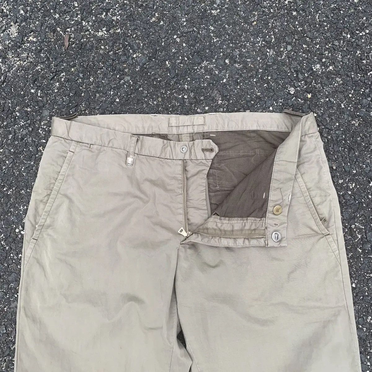 Designer × Prada × Vintage Prada W34 L33 Trousers Blank Designer Chino Pants Size US 34 / EU 50 - 8 Thumbnail