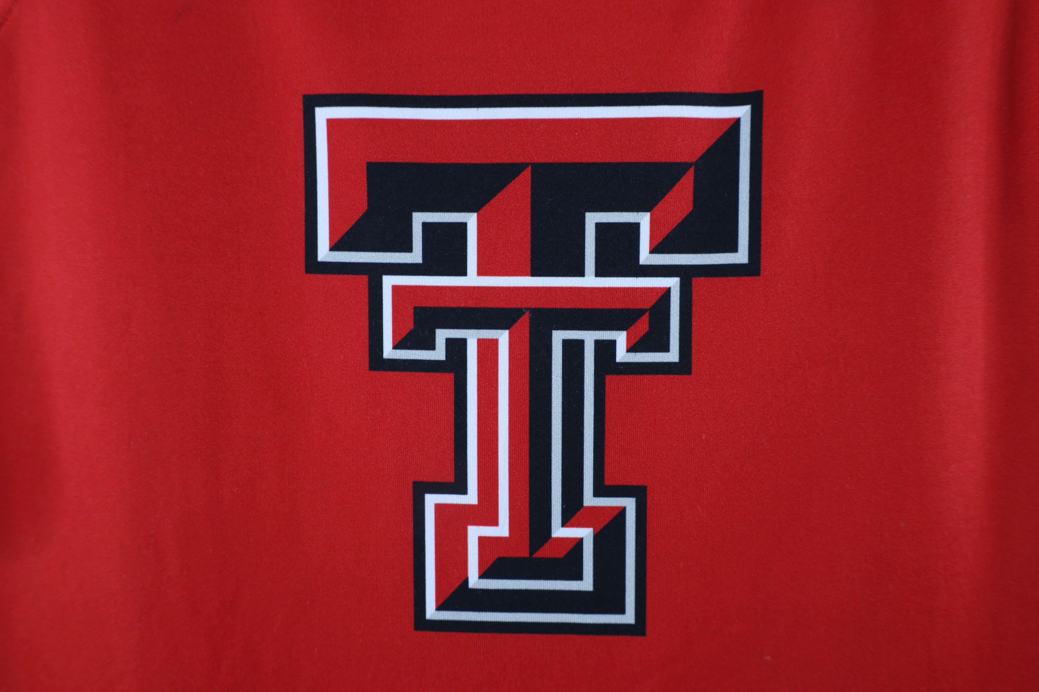 Under Armour × Vintage New Under Armour Texas Tech University Track Jersey T-Shirt Size US L / EU 52-54 / 3 - 5 Thumbnail