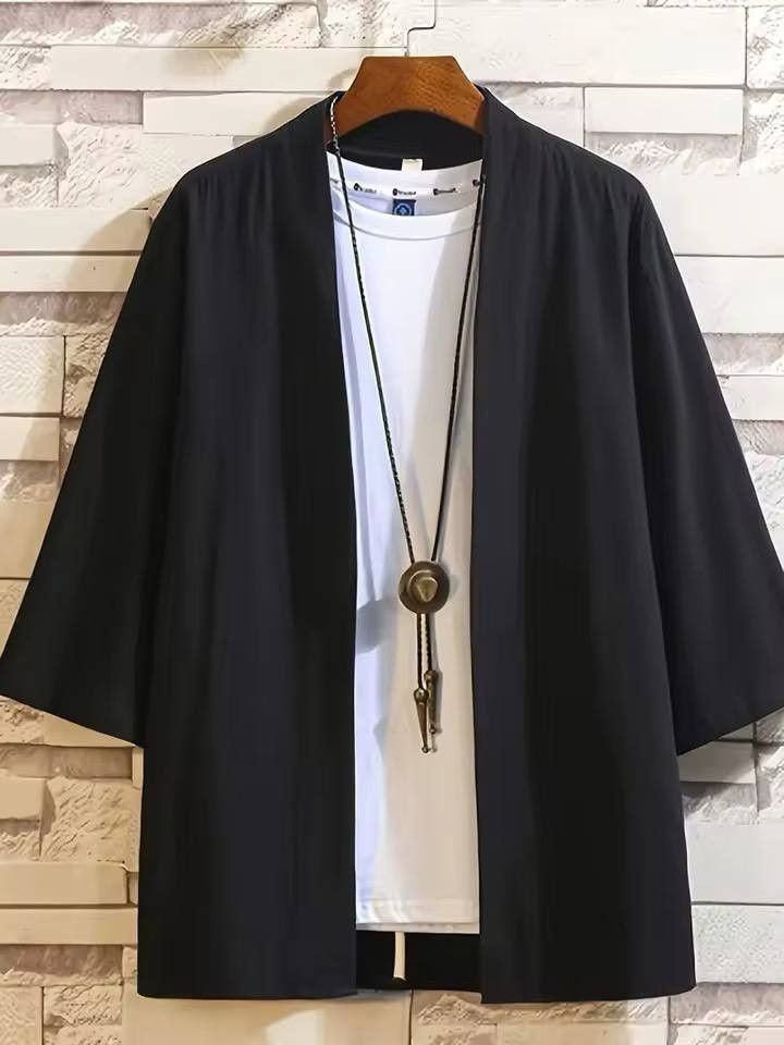 Japanese Brand × Vintage men's summer kimono shirt Size US XL / EU 56 / 4 - 1 Thumbnail