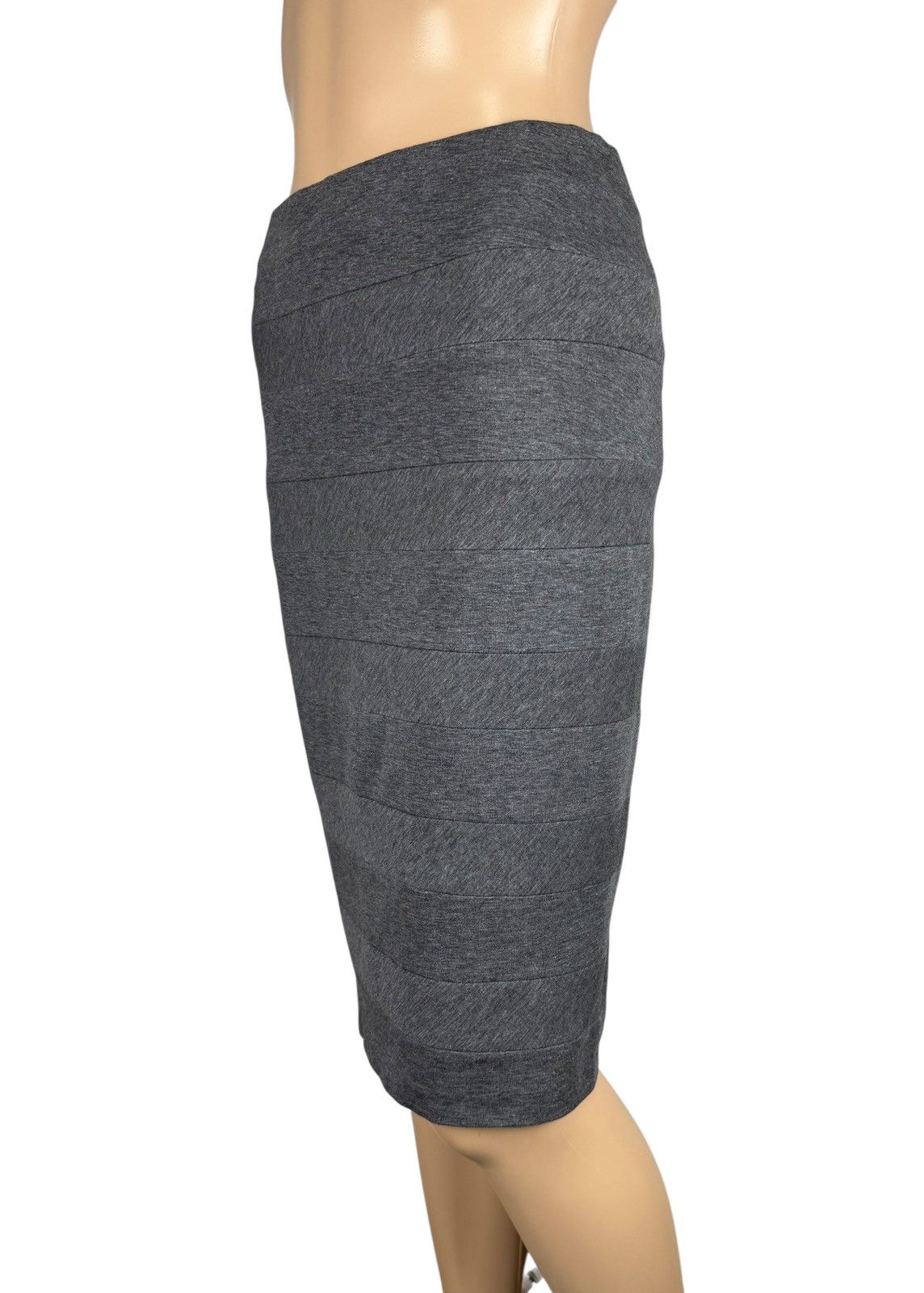 Brunello Cucinelli Brunello Cucinelli Cotton Pencil Skirt Structured Striped Size 26" / US 2 / IT 38 - 4 Thumbnail