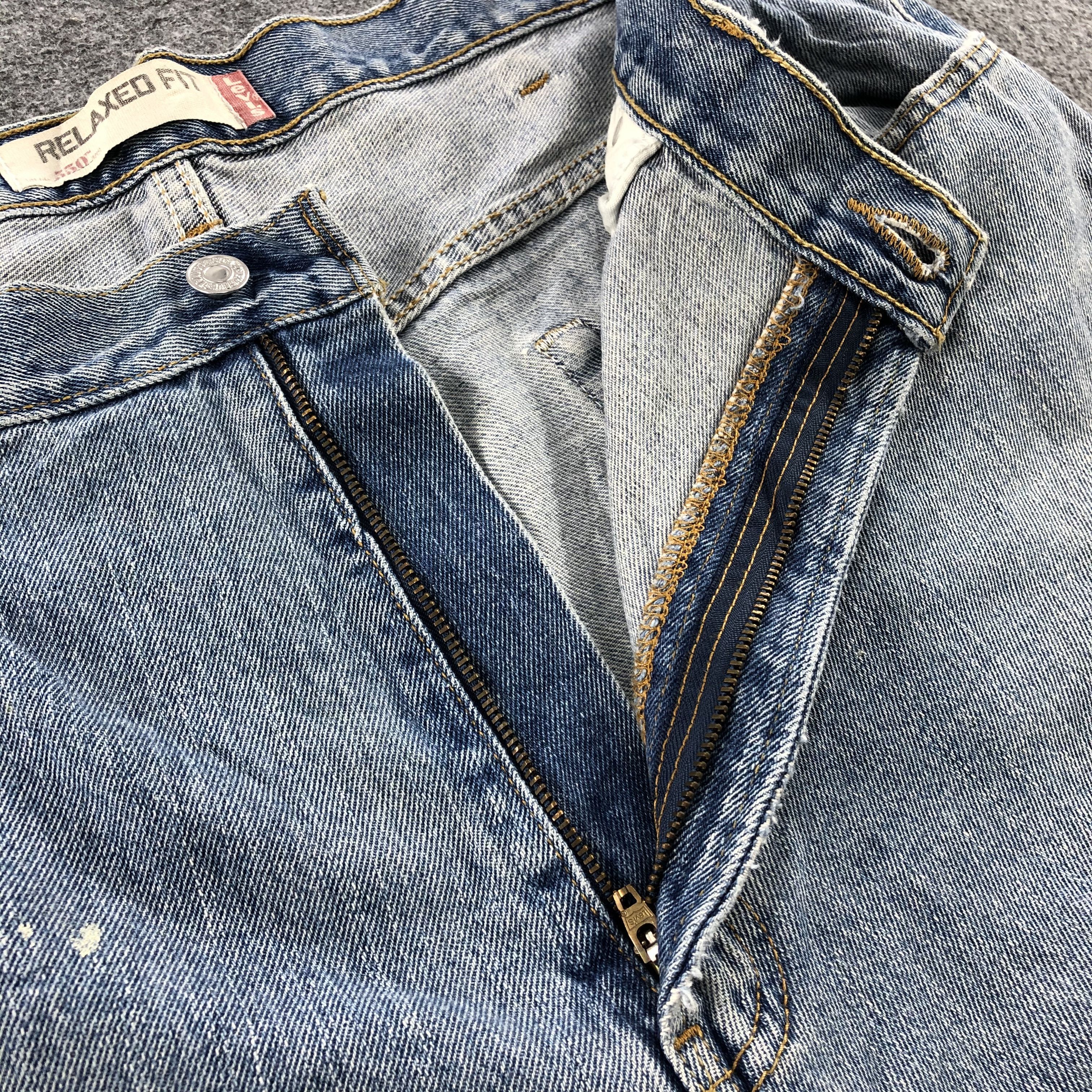 Levi's Vintage Light Wash Levis 550 Jeans-J1261 Size US 40 / EU 56 - 9 Thumbnail