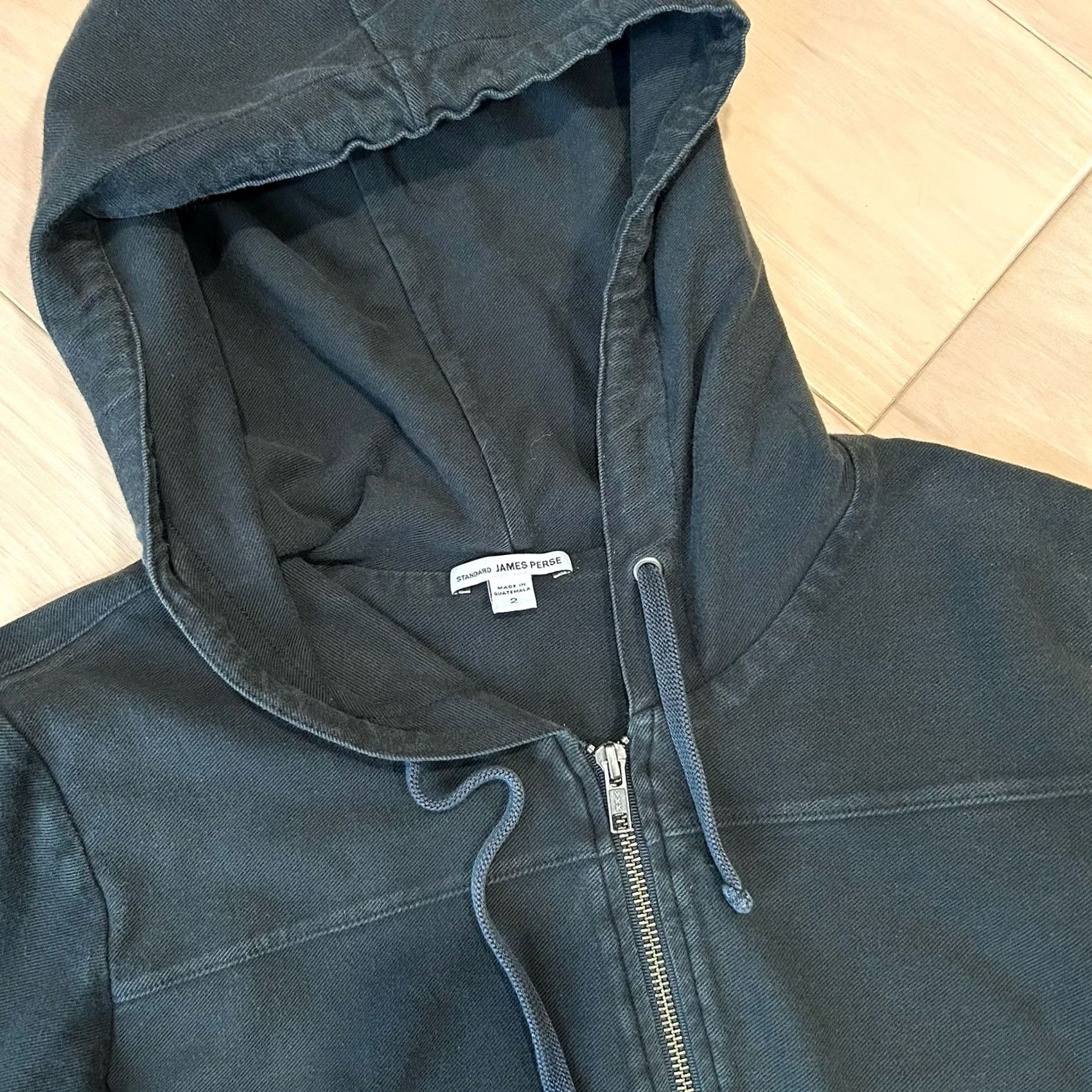 James Perse James Perse Light Parka Hoodie Long Sleeve Womens 2 Black Size XS / US 0-2 / IT 36-38 - 3 Thumbnail