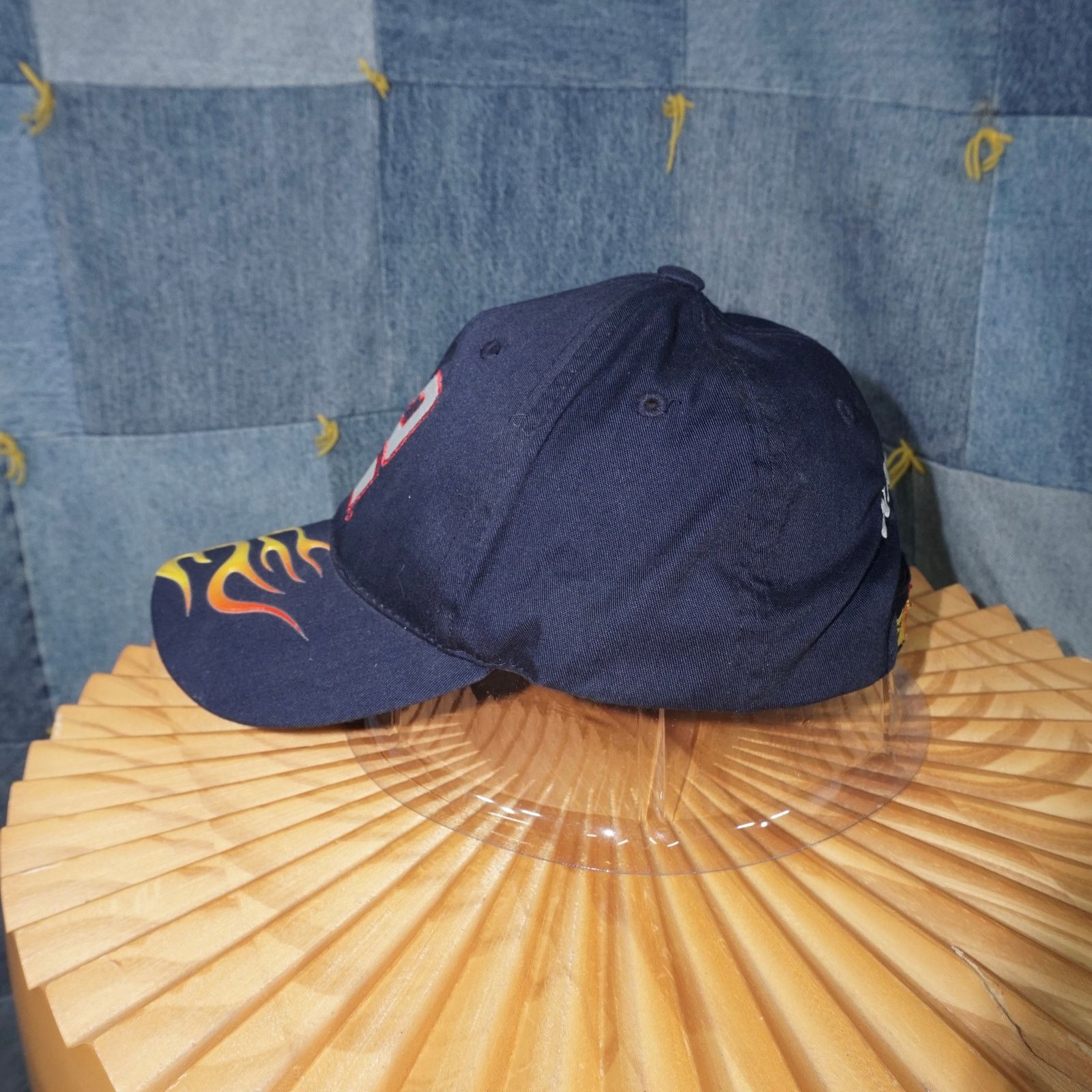 Chase Authentics OSFA - Vintage Y2K NASCAR racing embroidered 2000s flame hat Size ONE SIZE - 3 Thumbnail