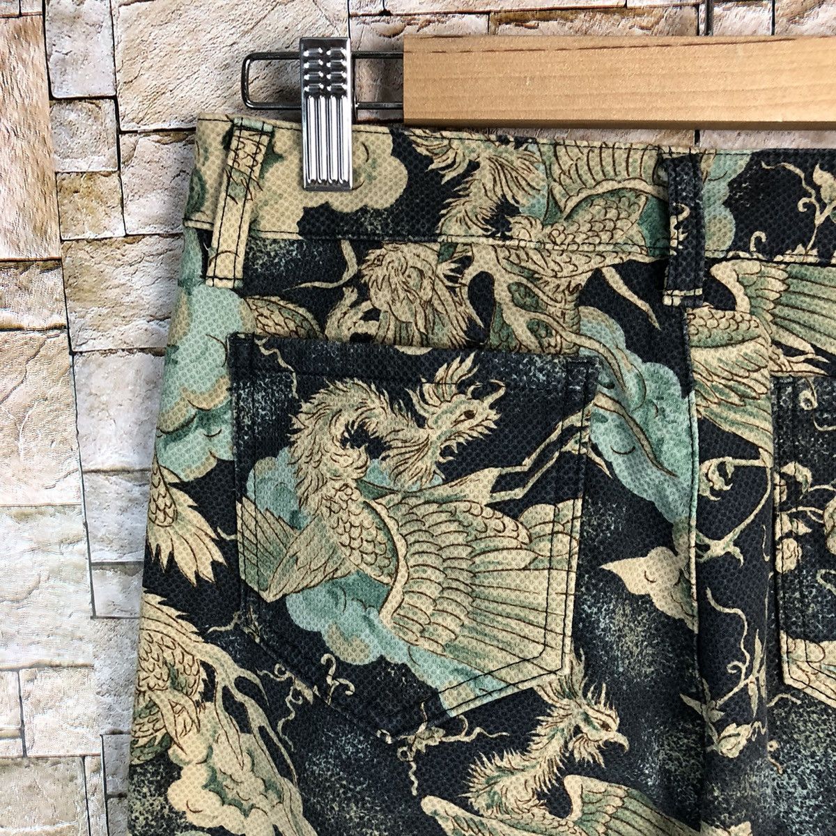 Japanese Brand DLL Bats Club yakuza vtg Dragon rare Pants #A134 Size US 28 / EU 44 - 15 Thumbnail