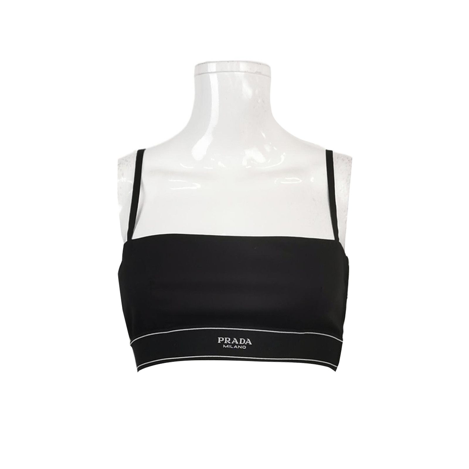 Prada Prada Logo Band Crop Top Size 36 Size XS / US 0-2 / IT 36-38 - 1 Thumbnail