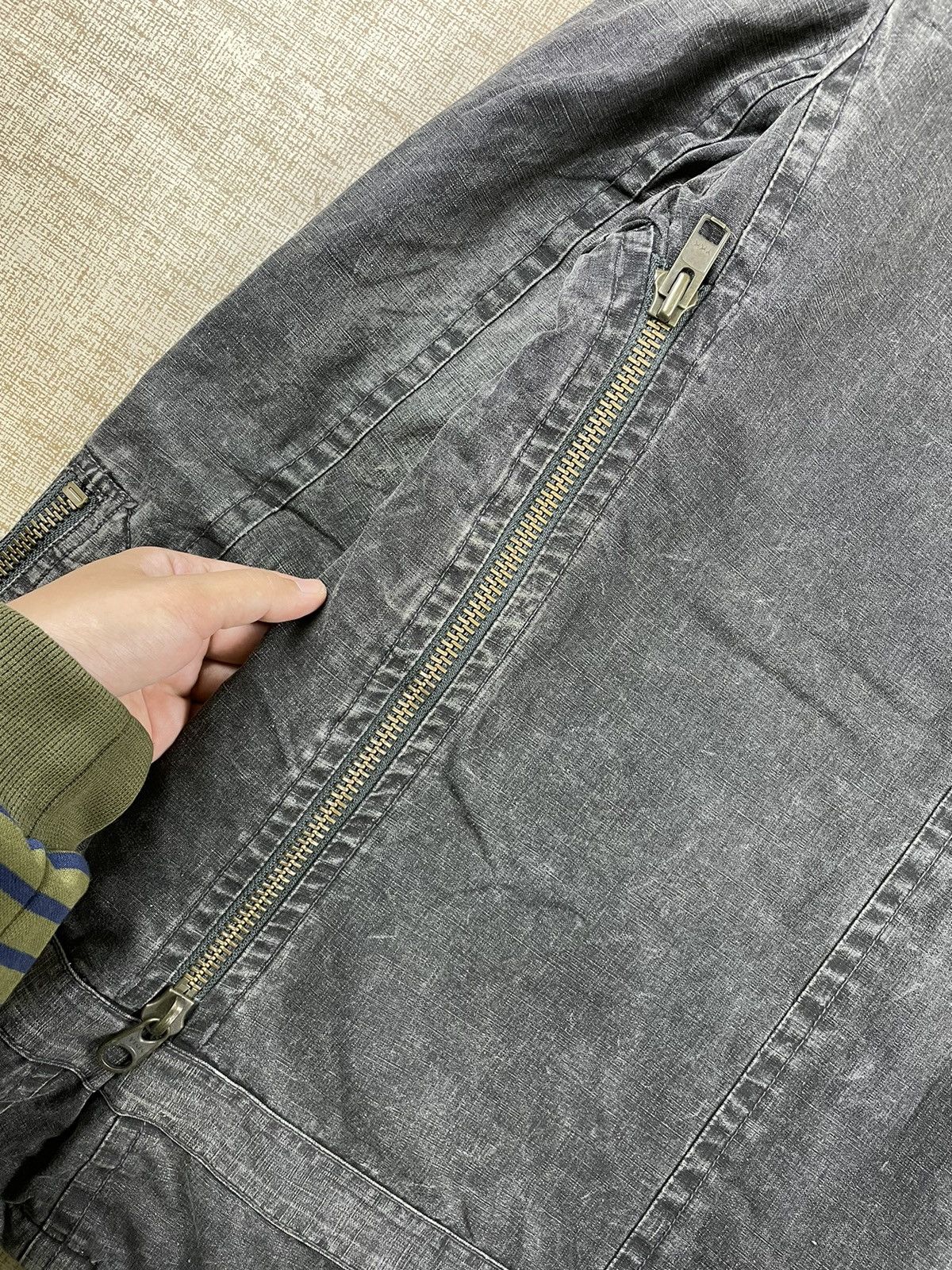 Johnbull × Vintage Vintage John Bull Double Collar Lined Sherpa Canvas Jacket Size US M / EU 48-50 / 2 - 10 Thumbnail