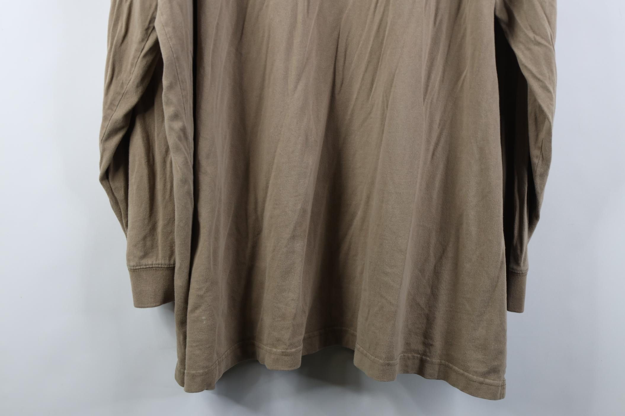 Woolrich Woolen Mills Vintage 90s Woolrich Ribbed Knit Long Sleeve Polo Shirt Size US XXL / EU 58 / 5 - 20 Thumbnail