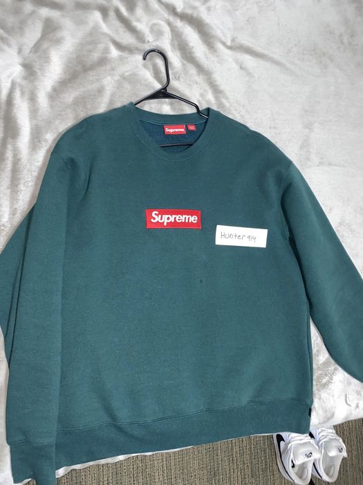 Supreme Supreme Box Logo Crewneck Brown FW22 | Grailed