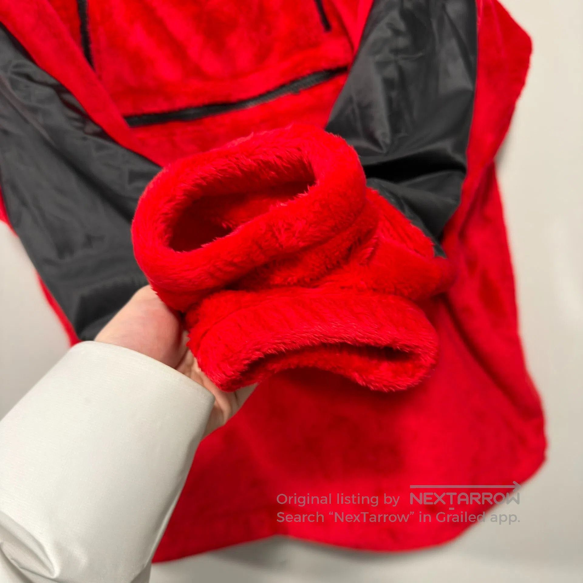 The North Face North Face Red Faux Fur Jacket XL. Size US XL / EU 56 / 4 - 4 Thumbnail