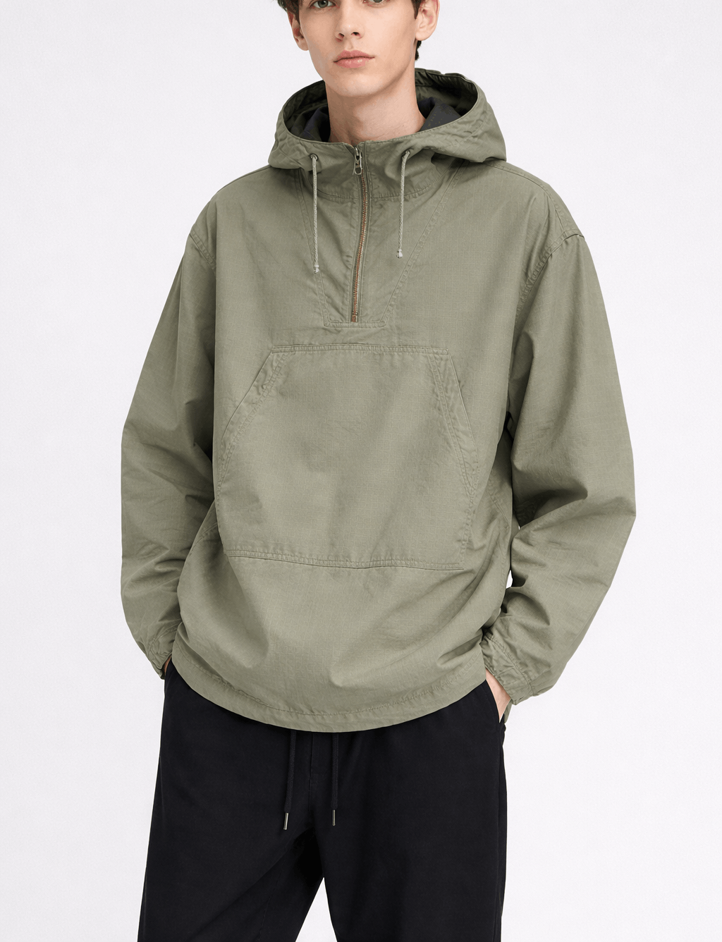 Other Vtg CAB CLOTHING Olive Ripstop Anorak Parka Scovill Zipper Size US M / EU 48-50 / 2 - 1 Thumbnail