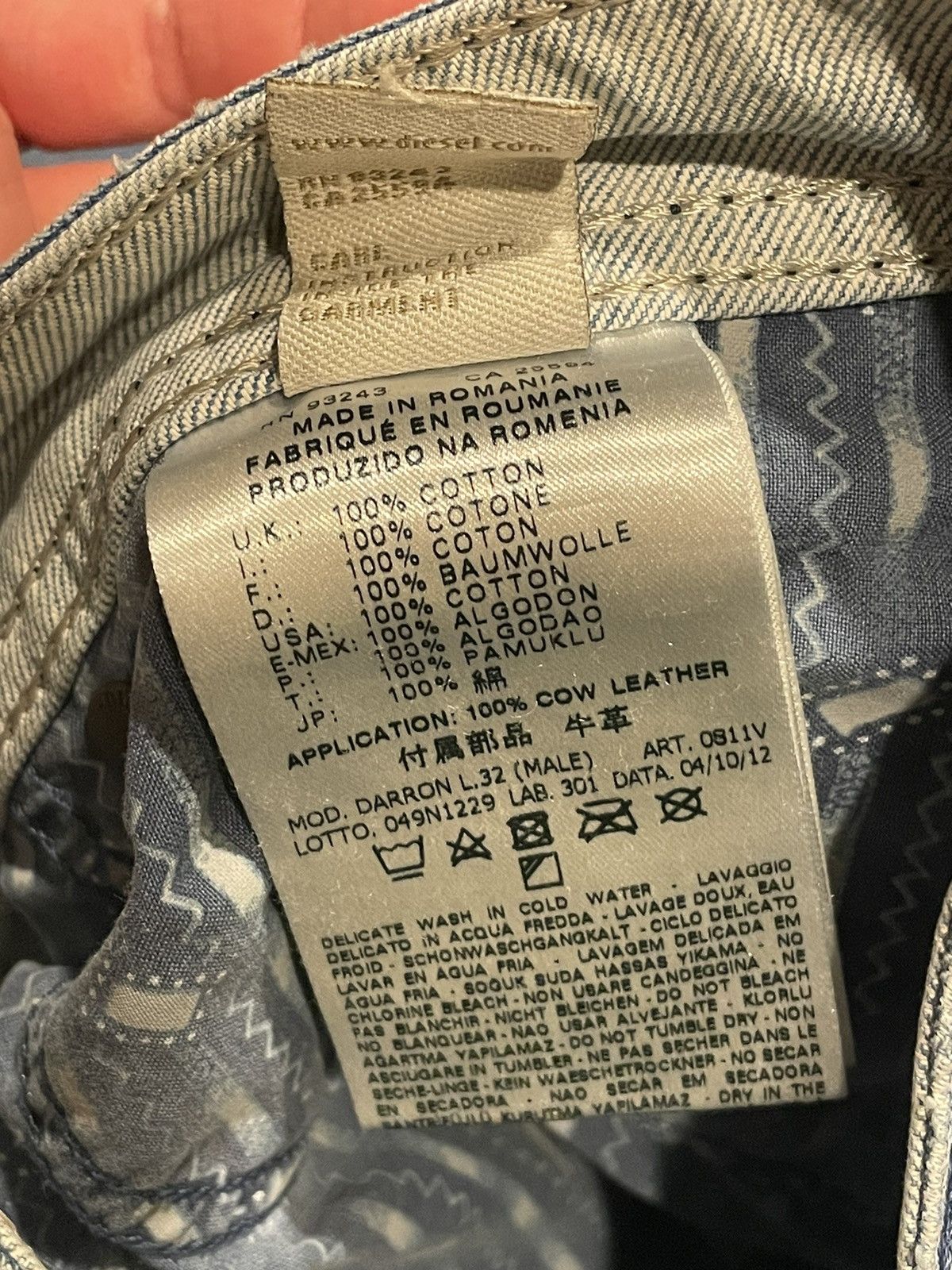 Diesel × Vintage Diesel “Darron” Slim Tapered Jeans Size US 30 / EU 46 - 7 Thumbnail