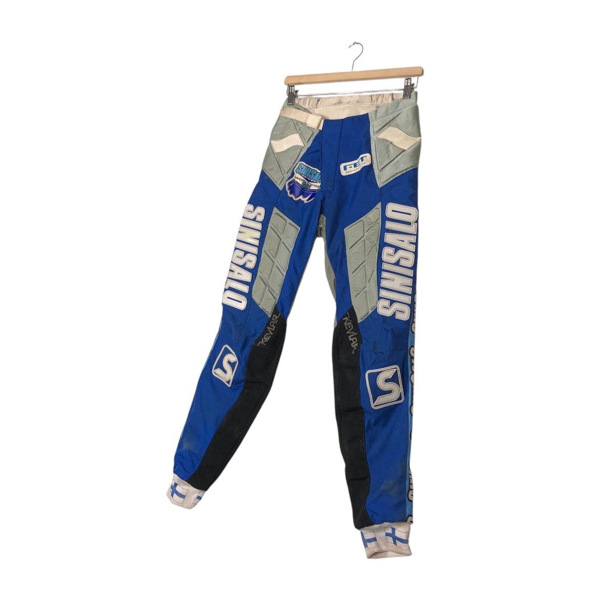 Japanese Brand 📌Vintage World Racing Team Sinisalo Motor Cross Pants Size US 28 / EU 44 - 3 Thumbnail
