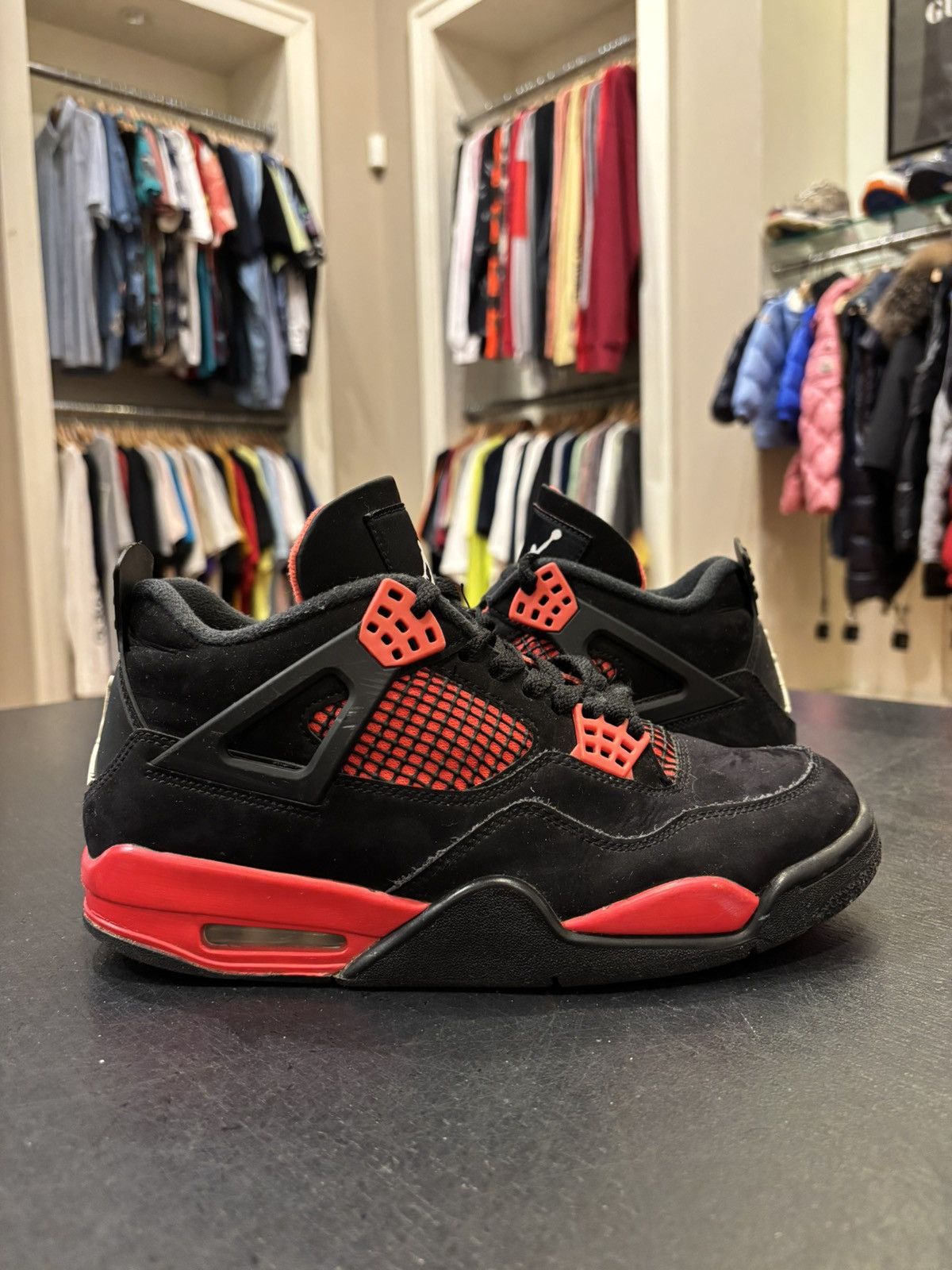 Jordan Brand Jordan 4 Retro ‘Red Thunder’ Size US 8.5 / EU 41-42 - 2 Thumbnail
