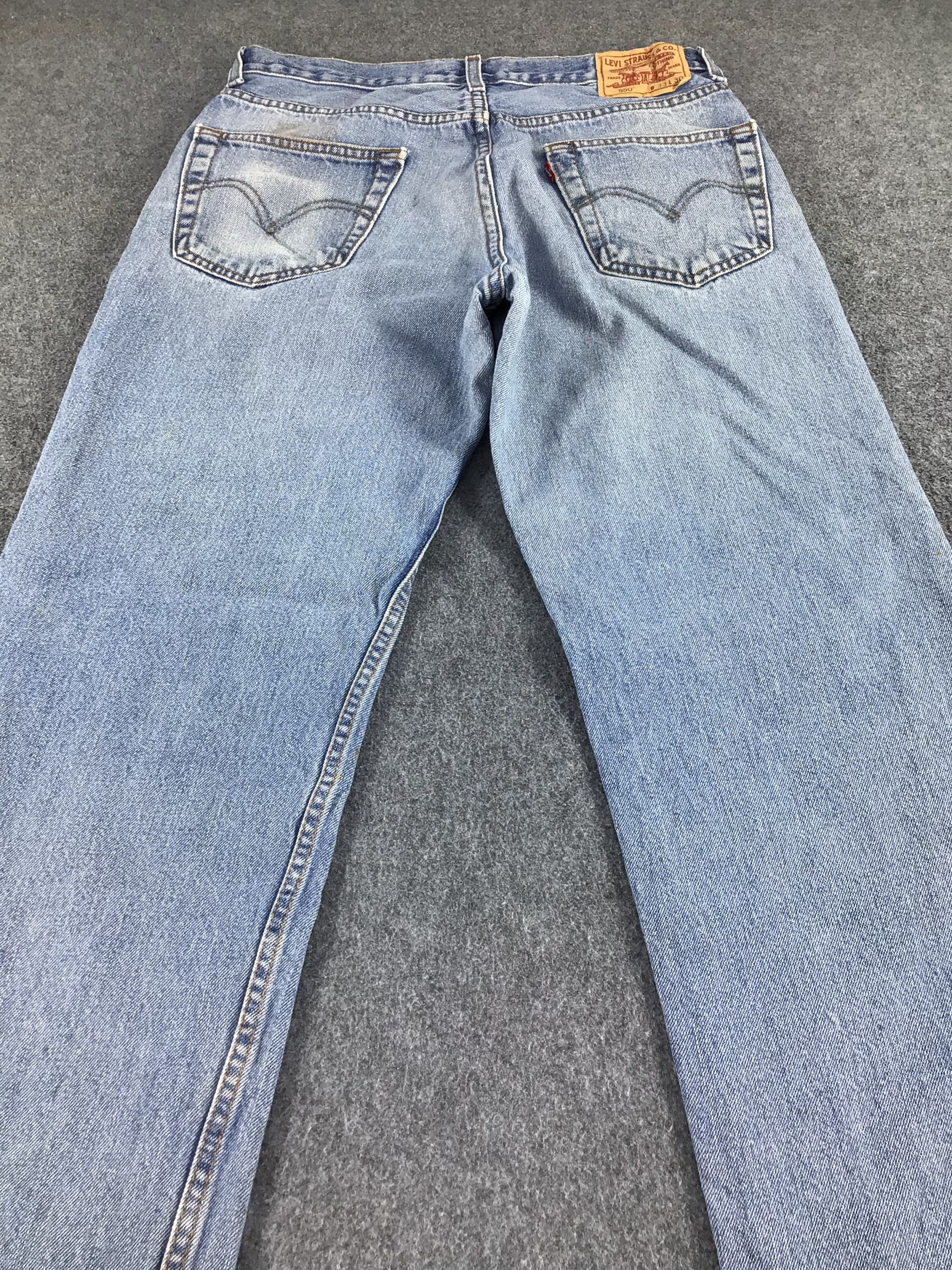 Levi's Vintage Levis 550 Jeans Medium Wash Denim -J541 Size US 33 - 4 Thumbnail