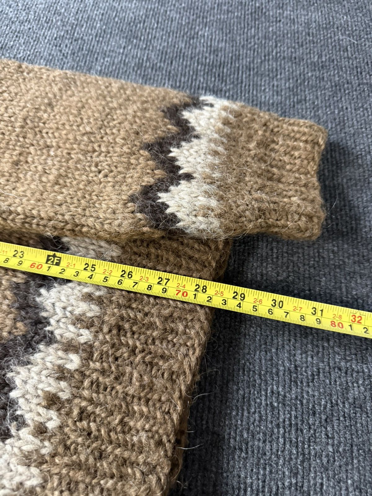 Vintage Nordic Wool Iceland Cardigan Dale Of Norway Style Brown Size US XL / EU 56 / 4 - 21 Thumbnail