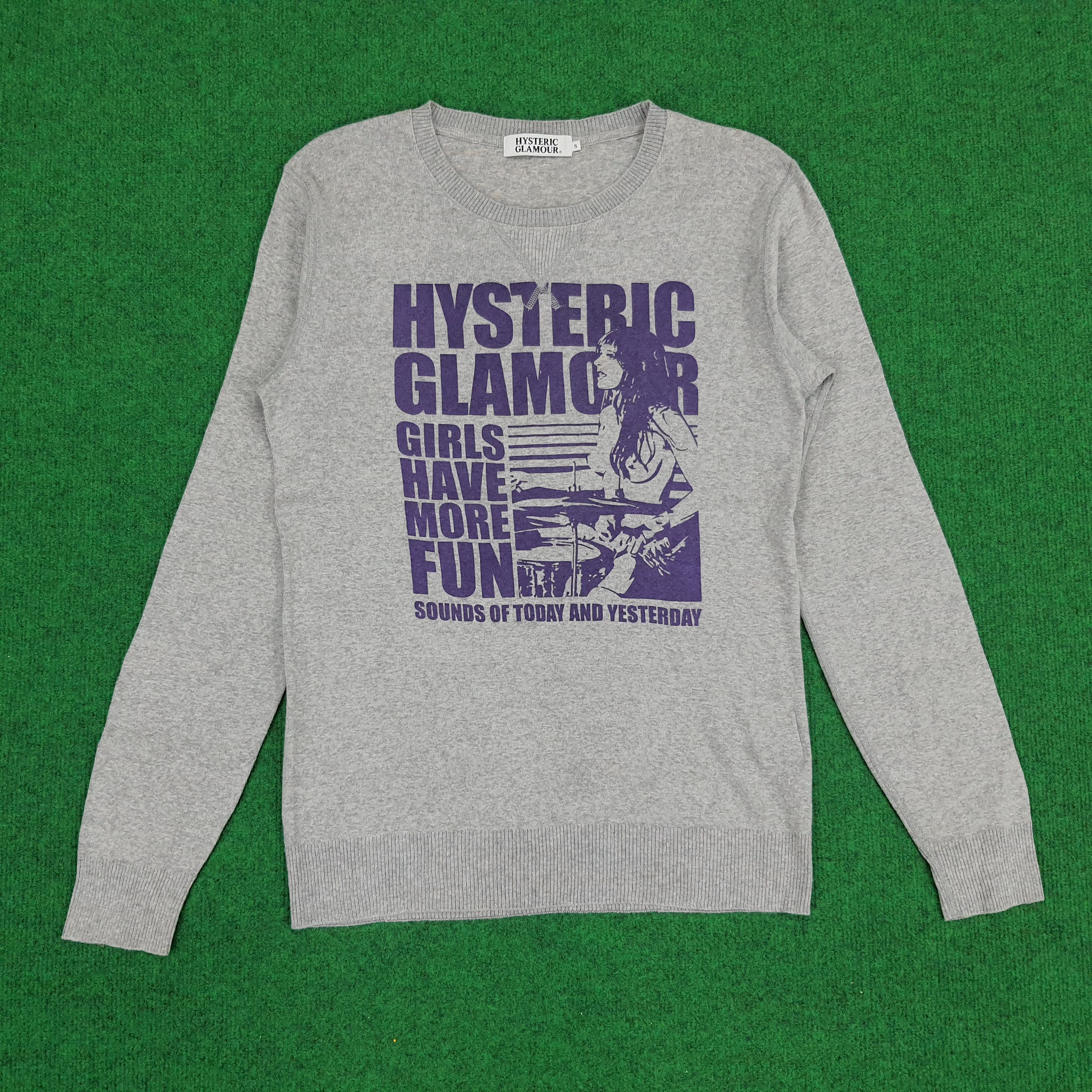 Hysteric Glamour × Japanese Brand Vintage Hysteric Glamour Japanese Brand Sweatshirts Size XS / US 0-2 / IT 36-38 - 1 Thumbnail