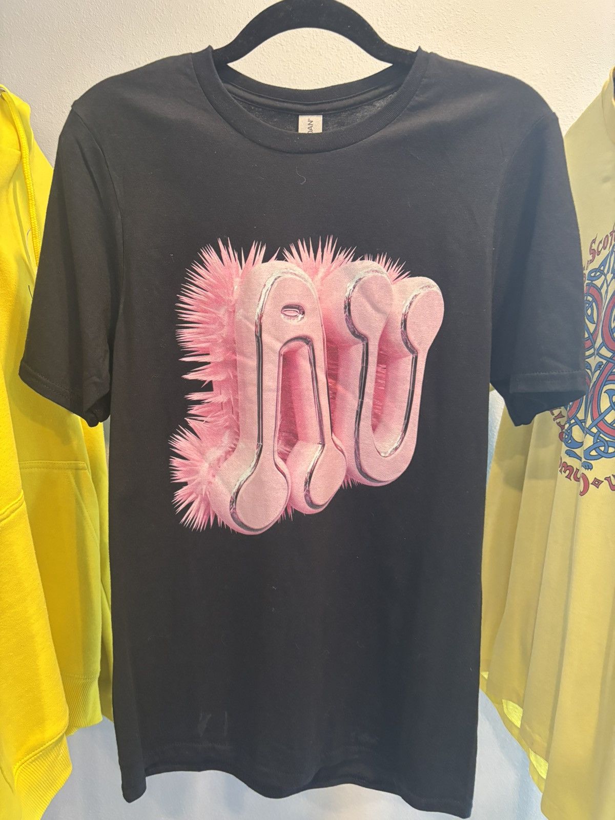 Japanese Brand Pink AU “Amen Universal” Spike Tee 👾 Size US S / EU 44-46 / 1 - 1 Thumbnail