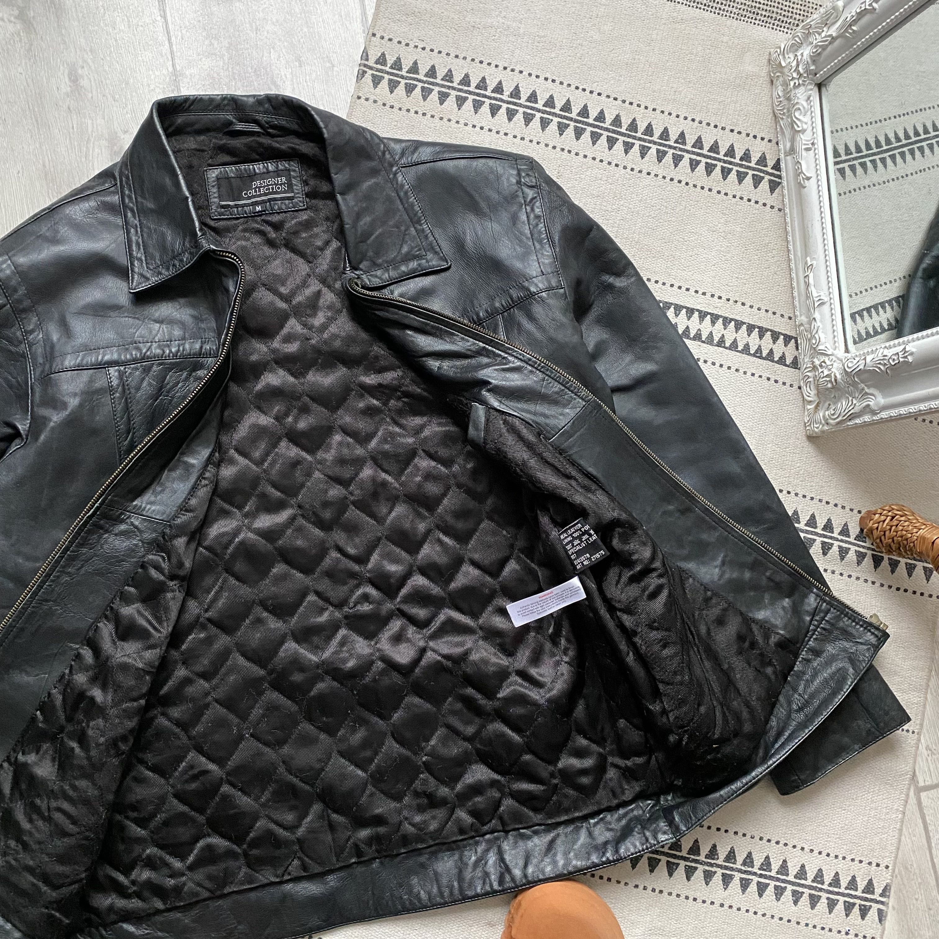 Diesel Vintage 90s Diesel style Real leather jacket Y2K Size US M / EU 48-50 / 2 - 8 Thumbnail