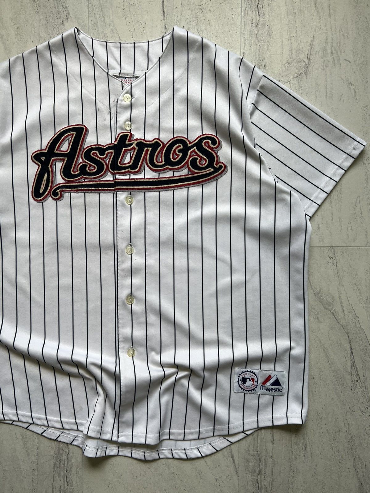 Vintage Vintage MLB Houston Astros Rare Iconic Baseball Jersey Size US XL / EU 56 / 4 - 1 Thumbnail