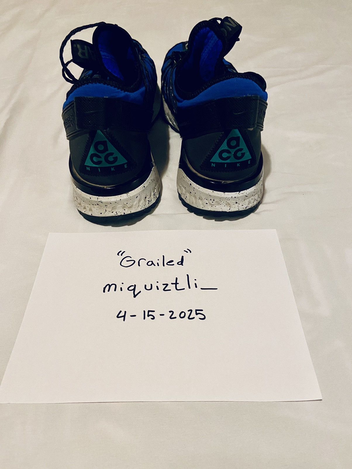 Nike Nike ACG React Terra Gobe - THE ABYSS/ROYAL BLUE Size US 10.5 / EU 43-44 - 2 Thumbnail