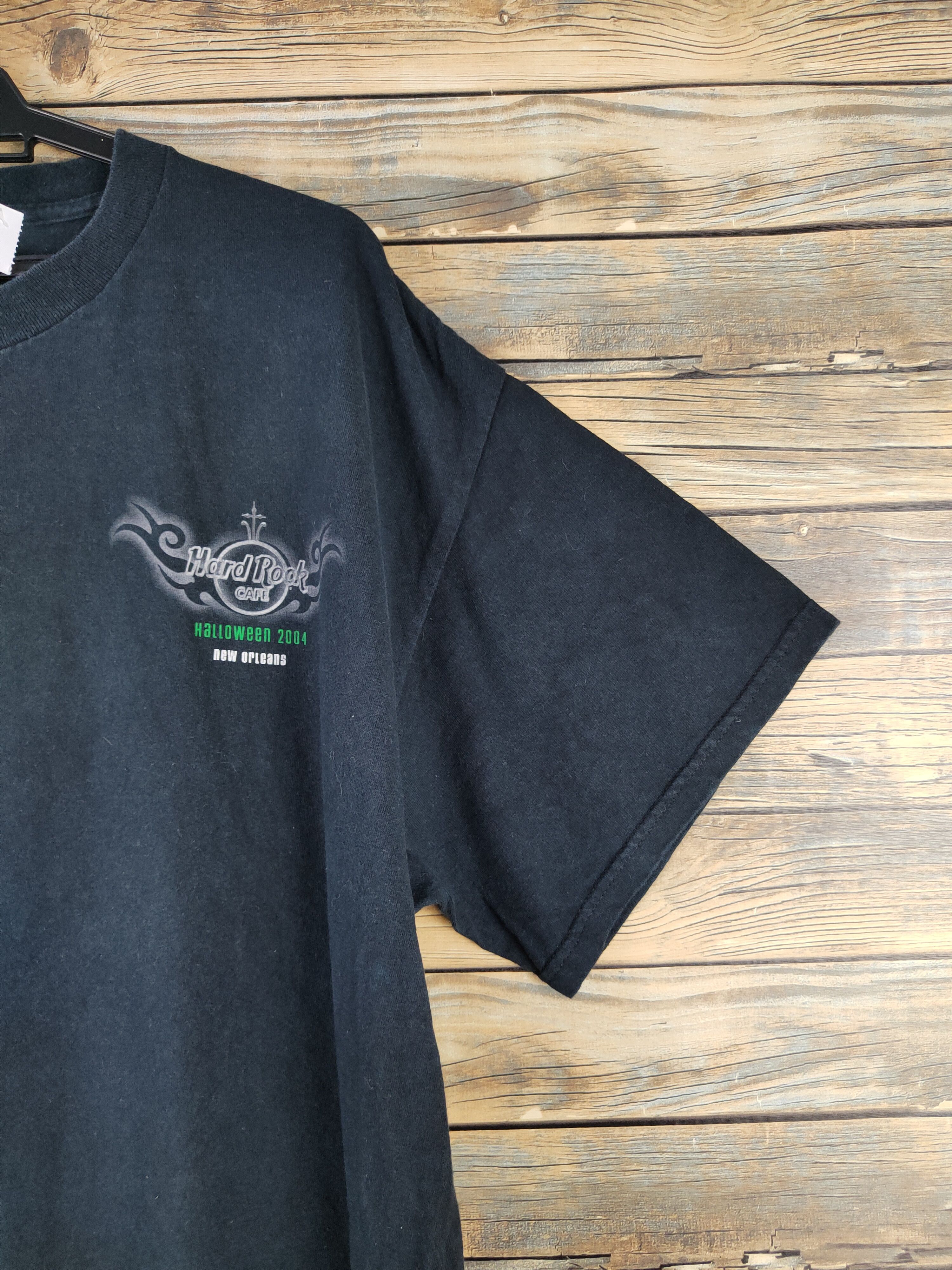 Hard Rock Cafe × Vintage DL Hard Rock Cafe Halloween Black Short Sleeve T-shirt #1024 Size US XL / EU 56 / 4 - 7 Thumbnail