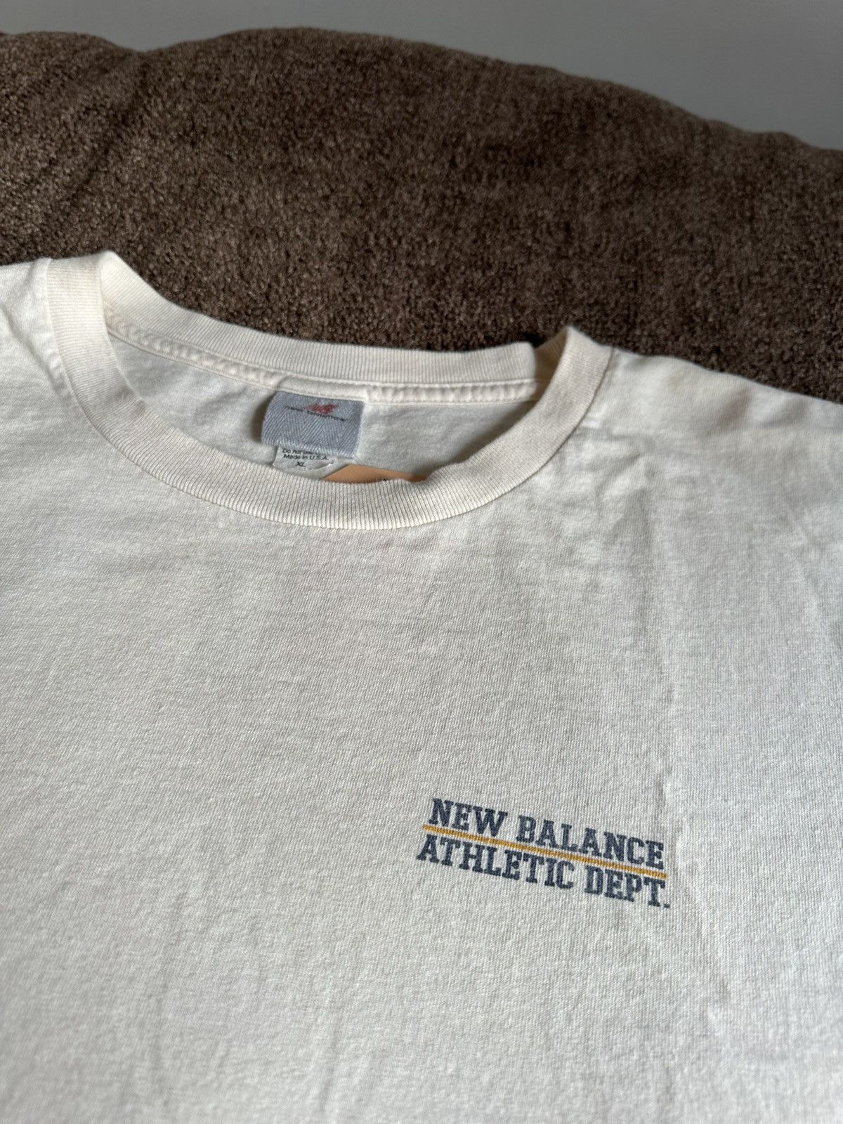 New Balance × Vintage 1990s Vintage New Balance “Athletic Dept.” Tee Size US XL / EU 56 / 4 - 2 Thumbnail