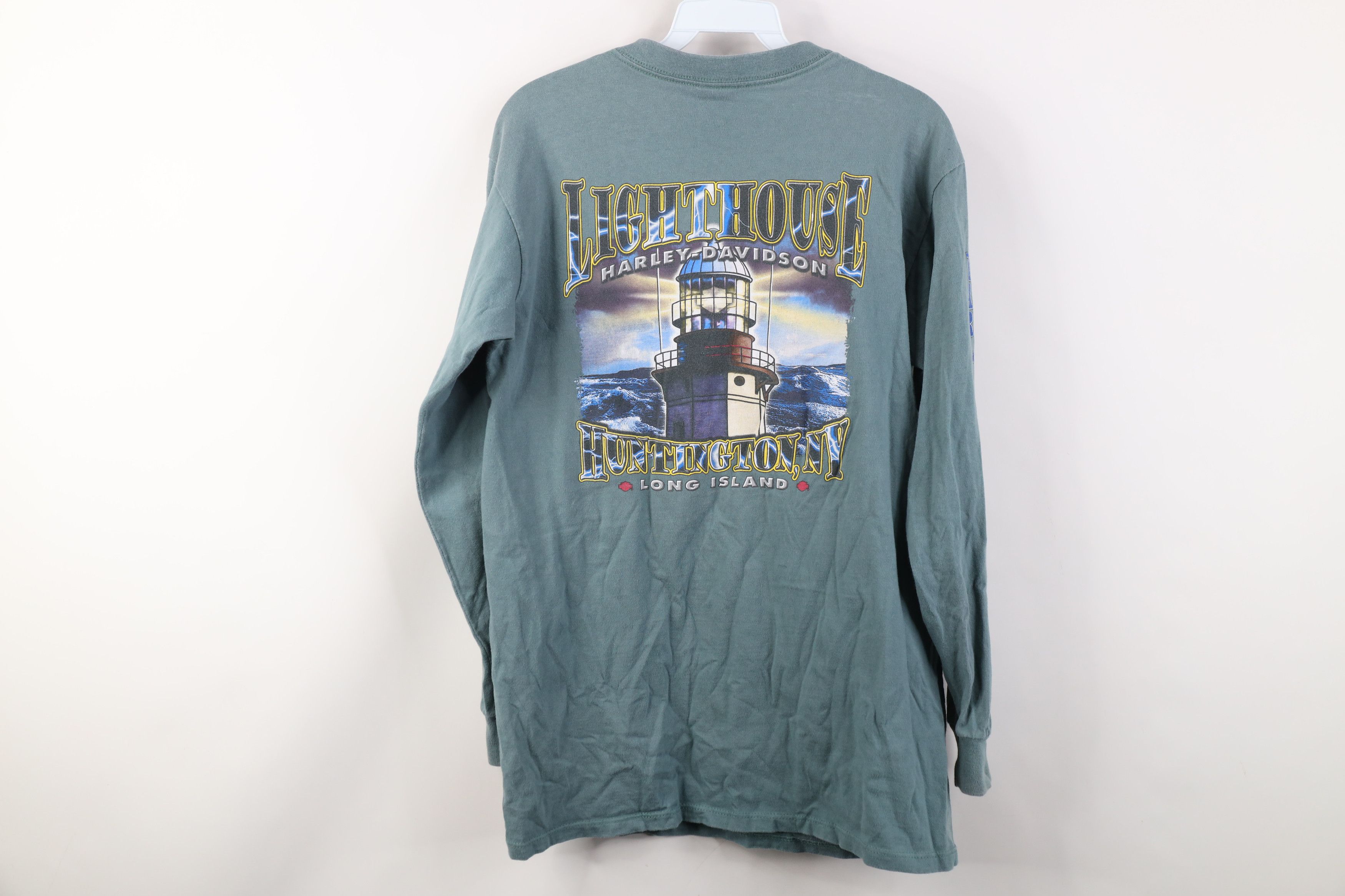 Harley Davidson Vintage Y2K 2000 Harley Davidson Long Sleeve T-Shirt USA Size US M / EU 48-50 / 2 - 13 Thumbnail