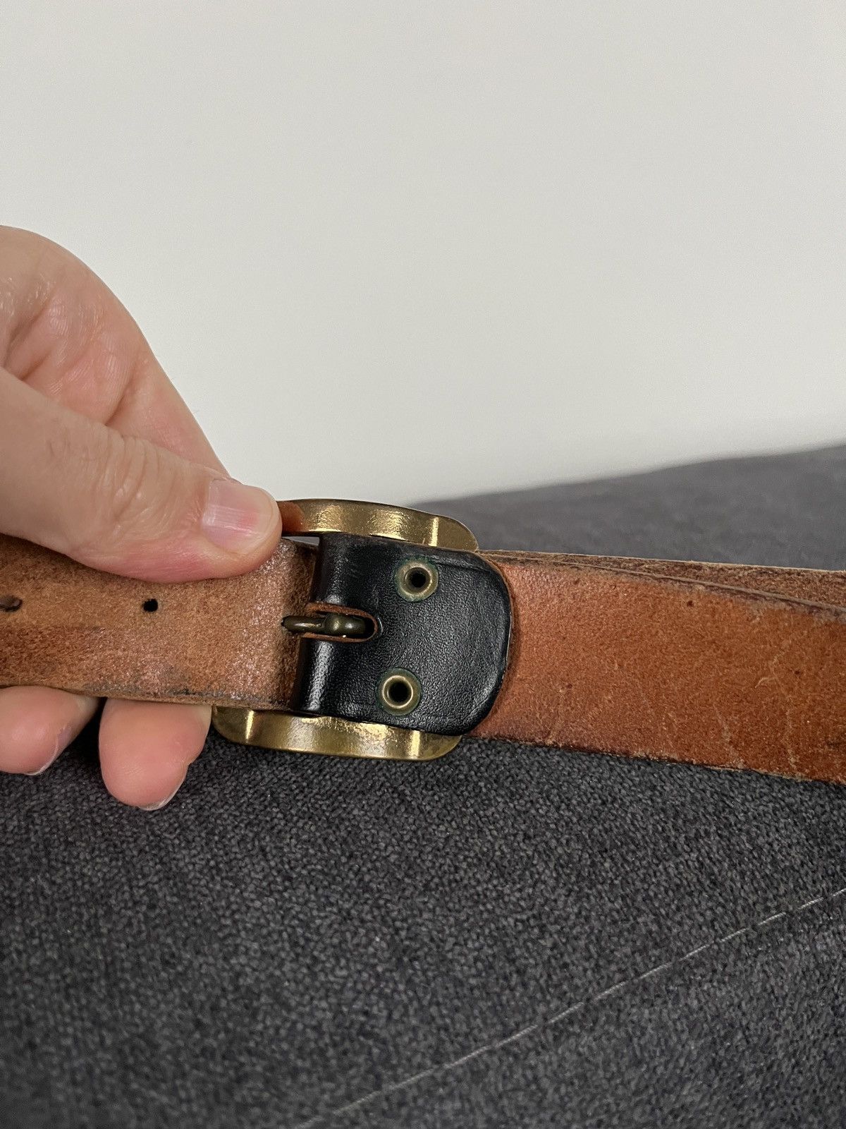 Vintage Vintage Etro Style Leather Cows Ethnic Belt SwissMade Size ONE SIZE - 15 Thumbnail