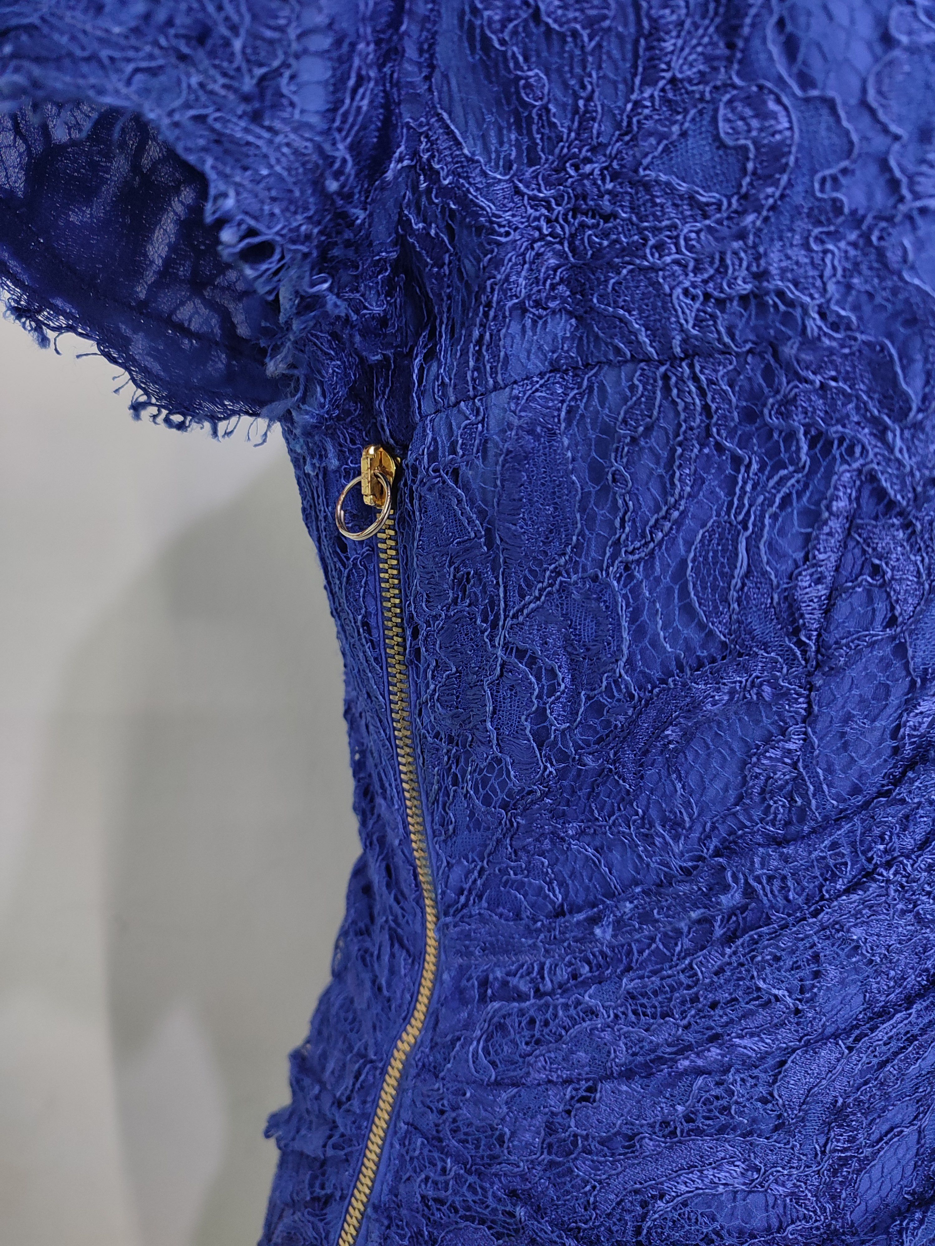 Emilio Pucci 2000s Emilio Pucci- Archive Lace Brocade Wrap Mini Dress Size S / US 4 / IT 40 - 6 Thumbnail