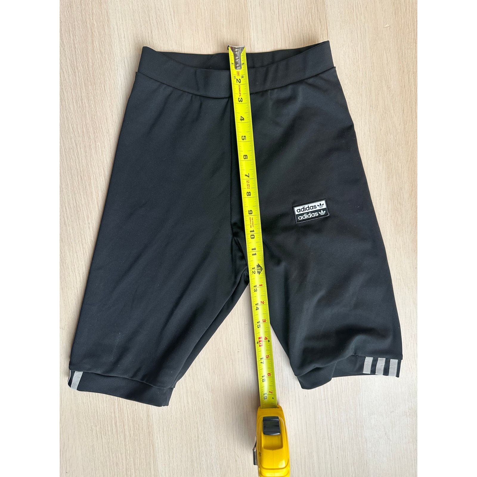 Adidas Adidas Vintage Black Biker Shorts - Size XS - Mint Size 26" / US 2 / IT 38 - 6 Thumbnail