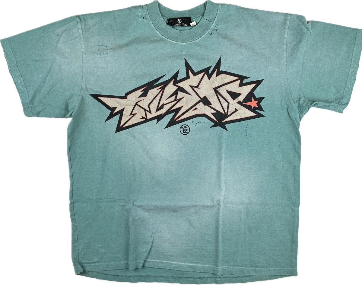 HELLSTAR Hellstar Sample Cracked Print T-shirt Size US XL / EU 56 / 4 - 1 Thumbnail